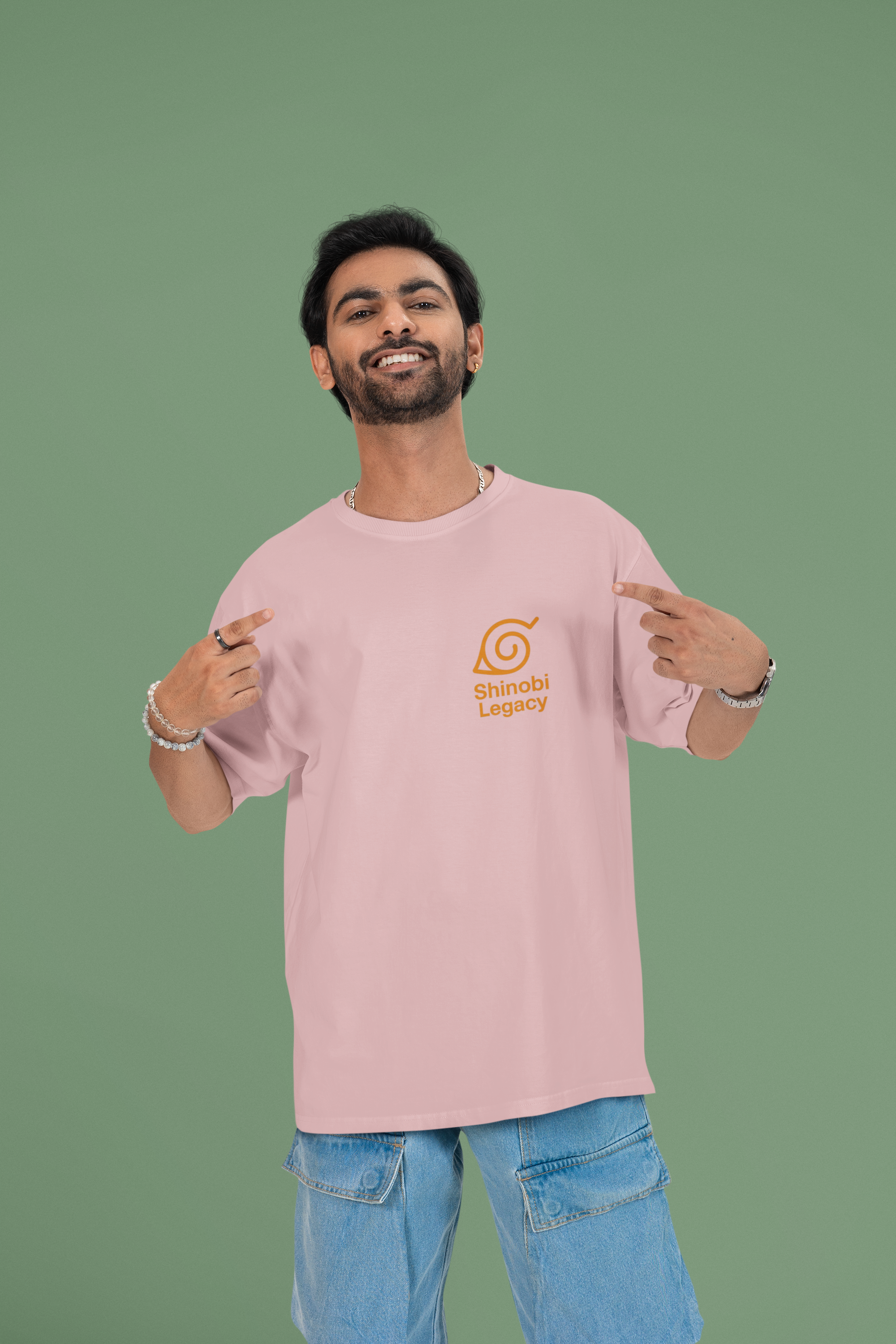 Shinobi Legacy Naruto Chakra Mode Oversized Tee | Mist & Cozy