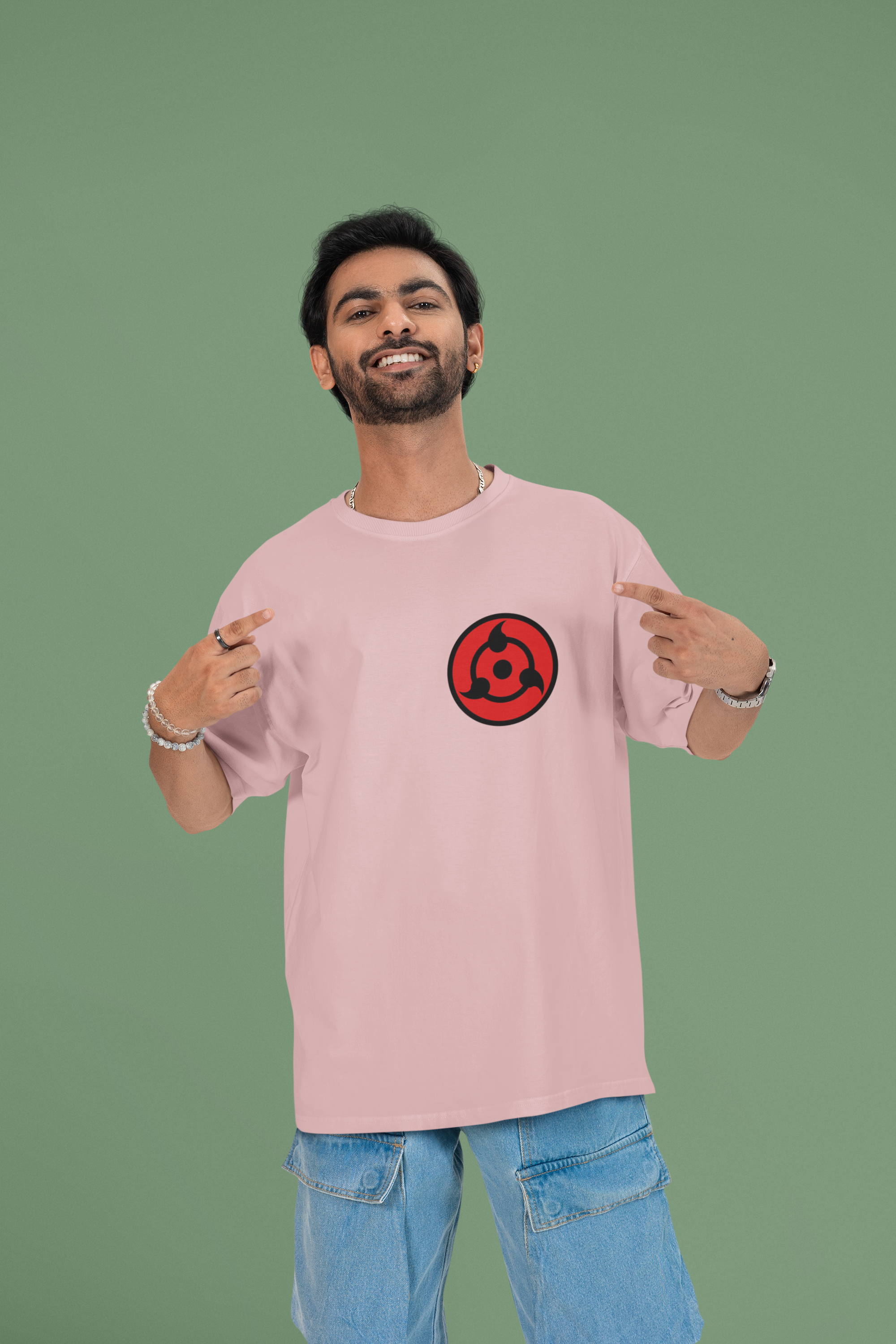 Sasuke Uchiha Dark Ambition Oversized Tee | Mist & Cozy
