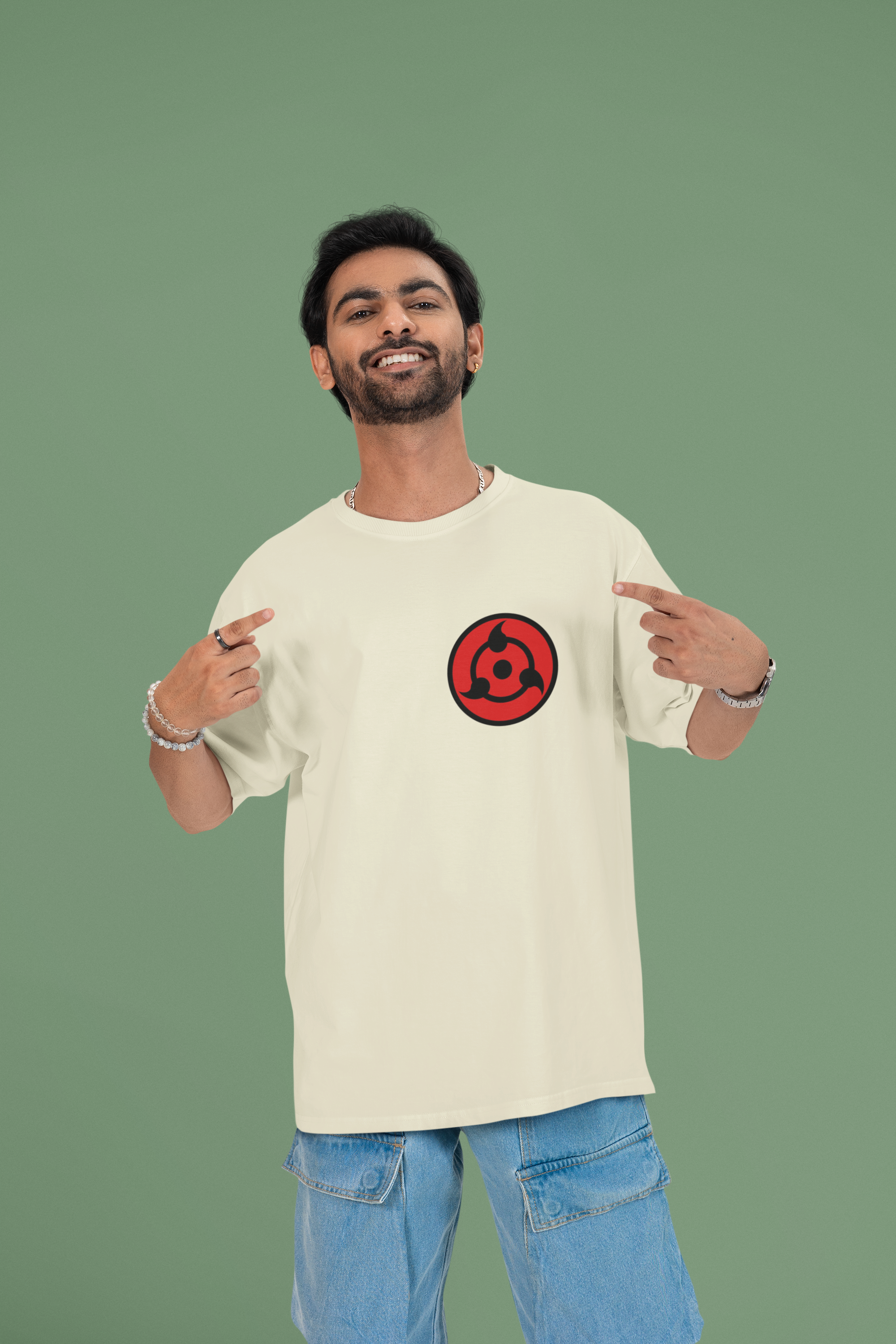 Sasuke Uchiha Dark Ambition Oversized Tee | Mist & Cozy