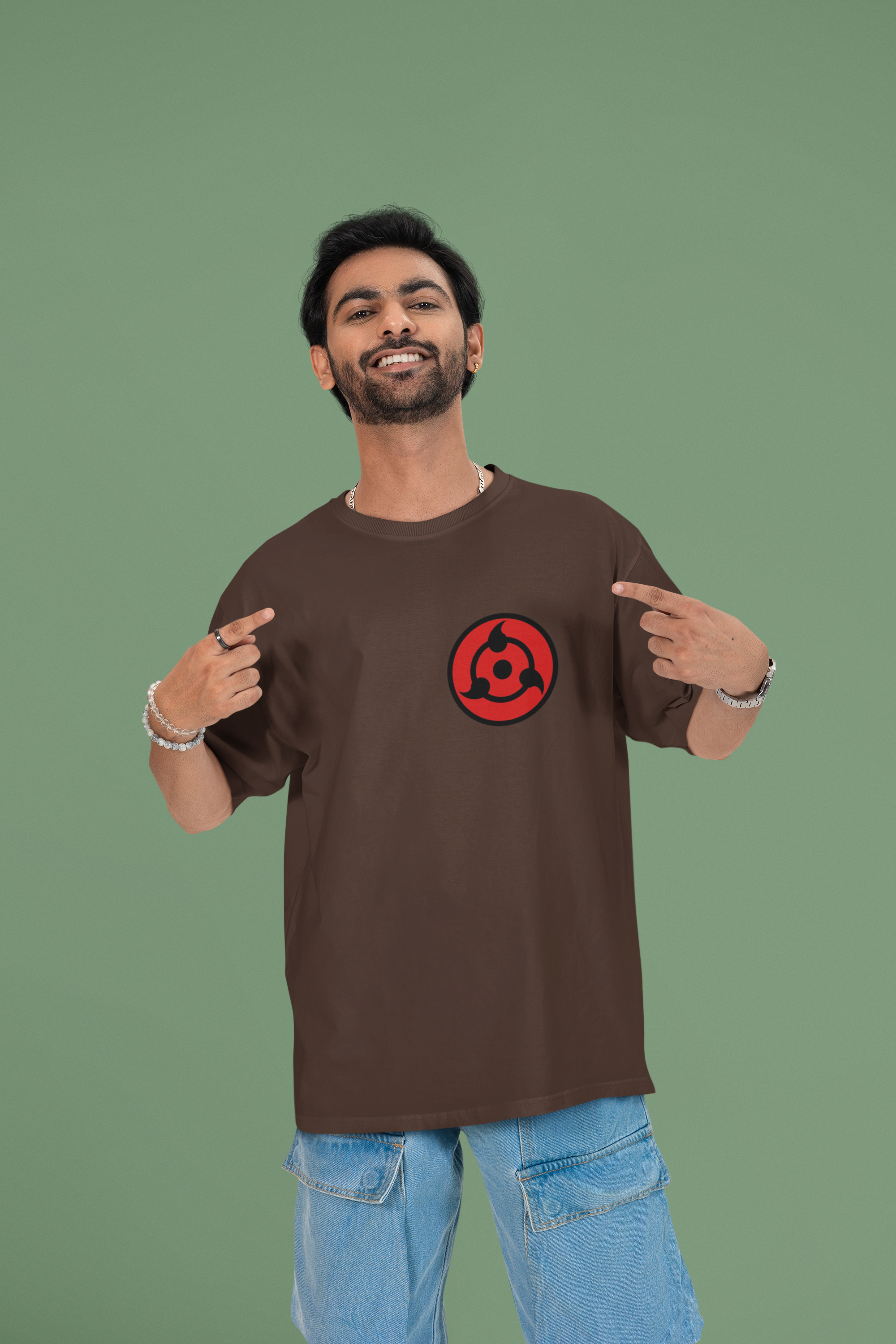Sasuke Uchiha Dark Ambition Oversized Tee | Mist & Cozy