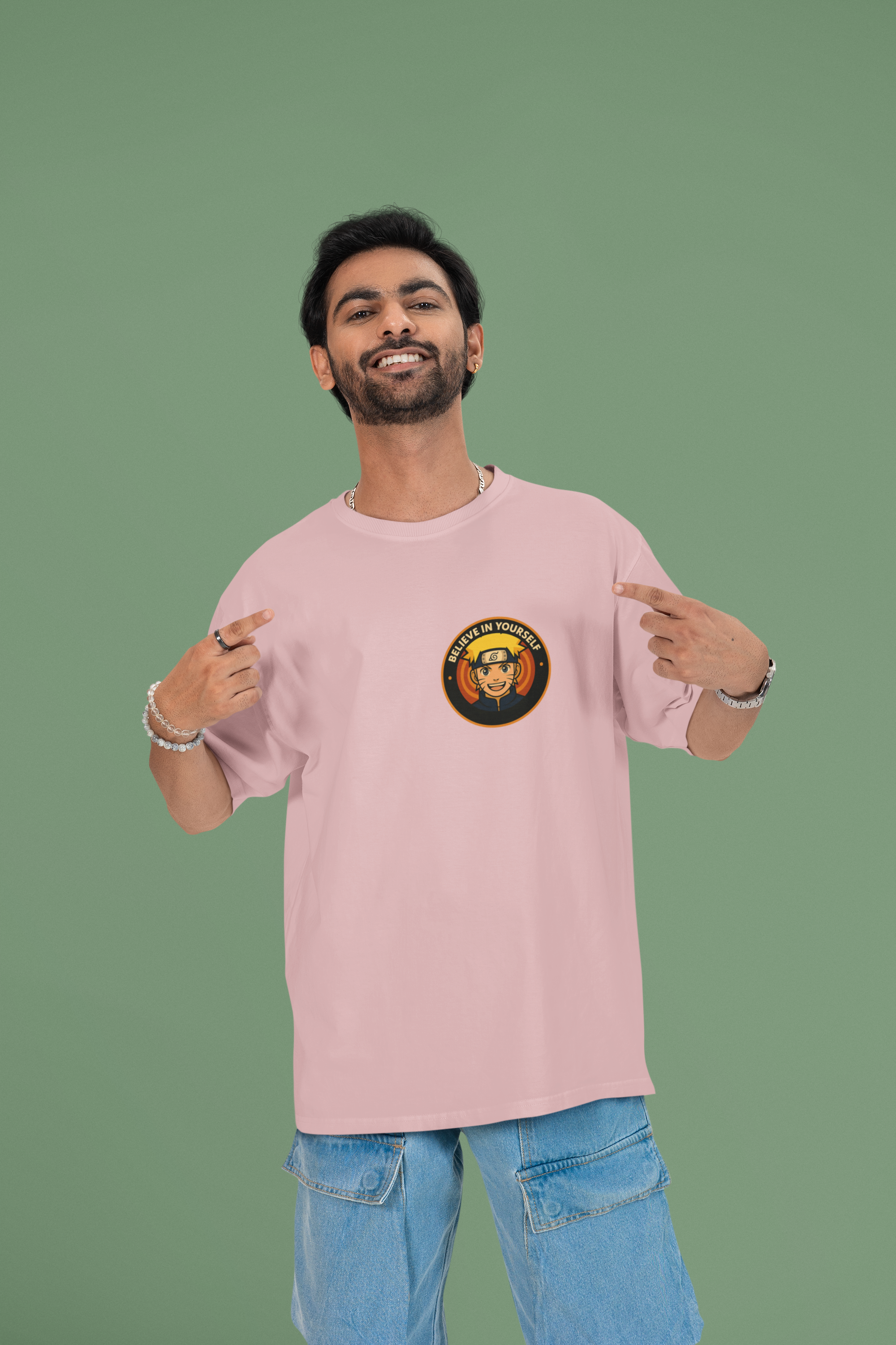 Believe in Yourself Naruto Multiverse Oversized Tee | Mist & Cozy