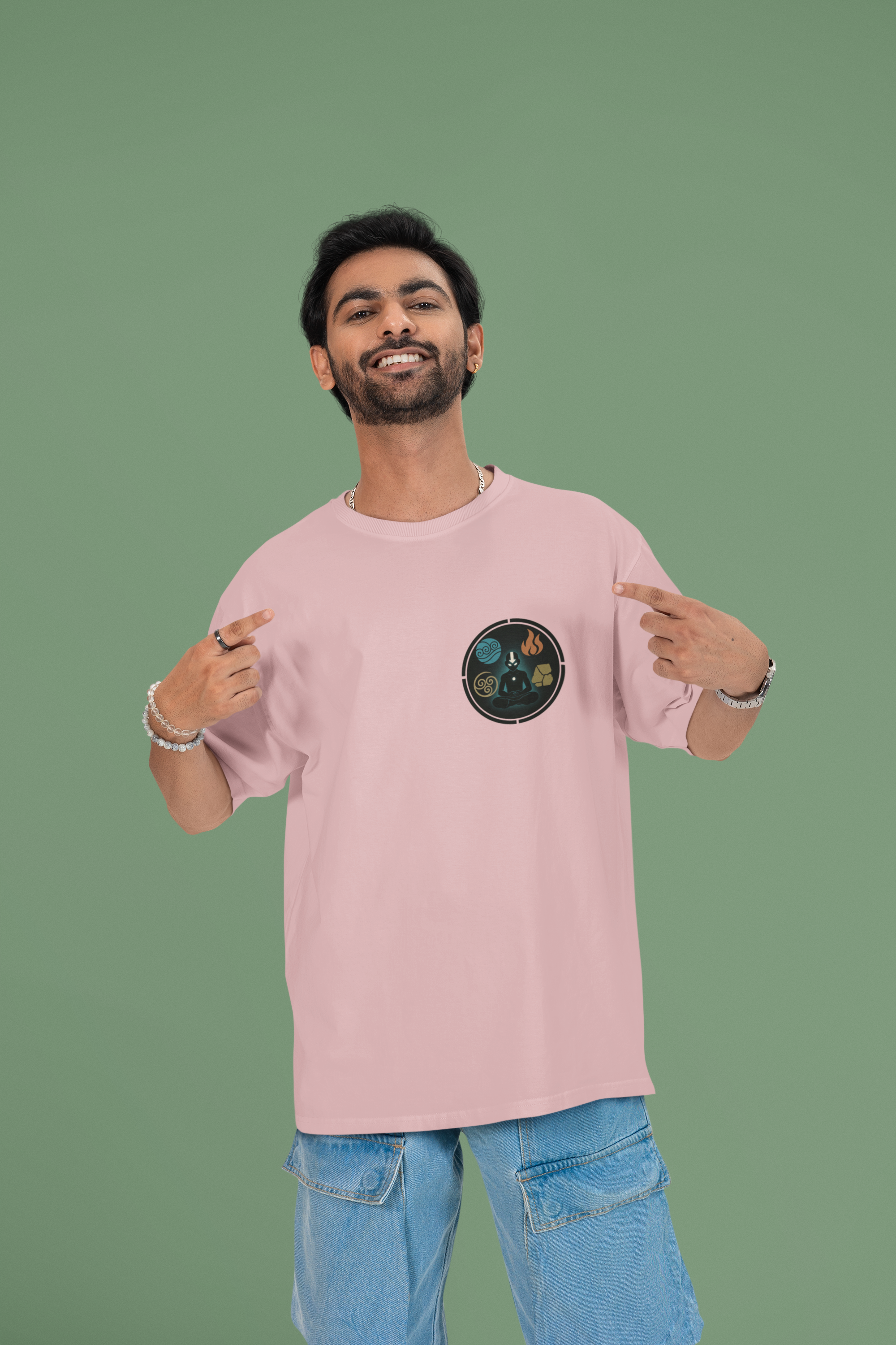 Balance the Elements Avatar Oversized Tee | Mist & Cozy