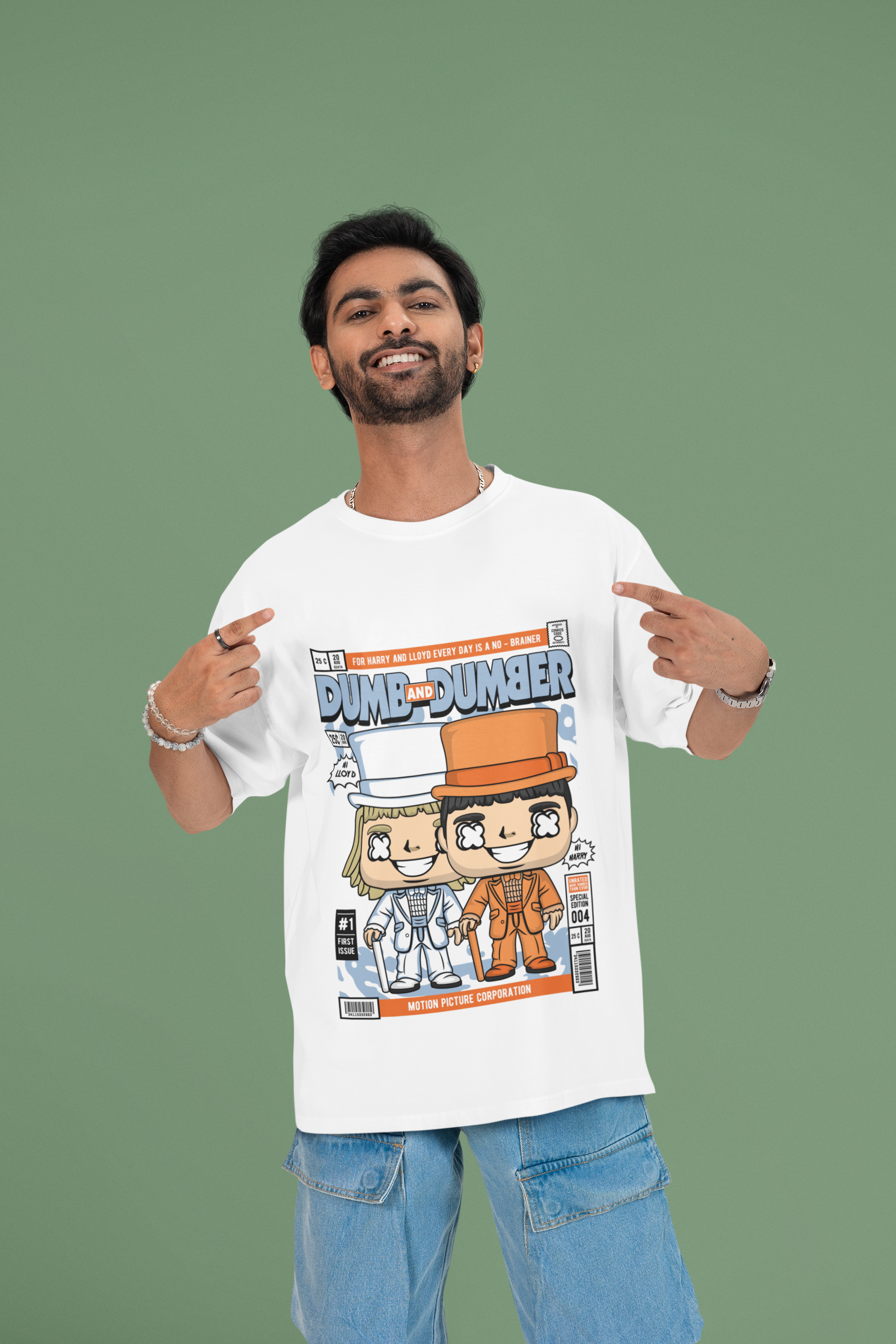 No Brains All Style Dumb and Dumber Tee | Mist & Cozy