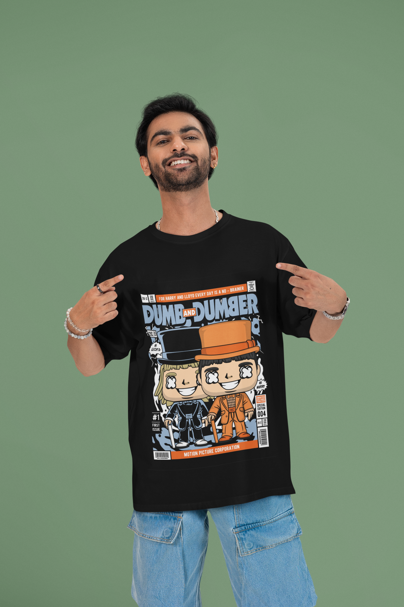 No Brains All Style Dumb and Dumber Tee | Mist & Cozy
