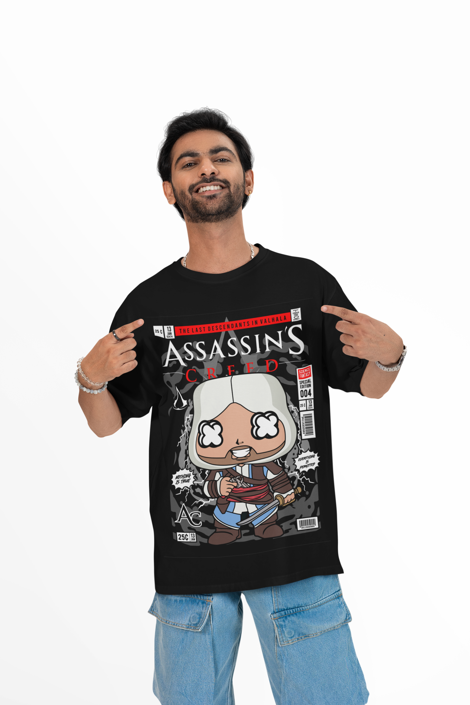 Hidden Blades Chibi Assassin’s Creed Tee | Mist & Cozy