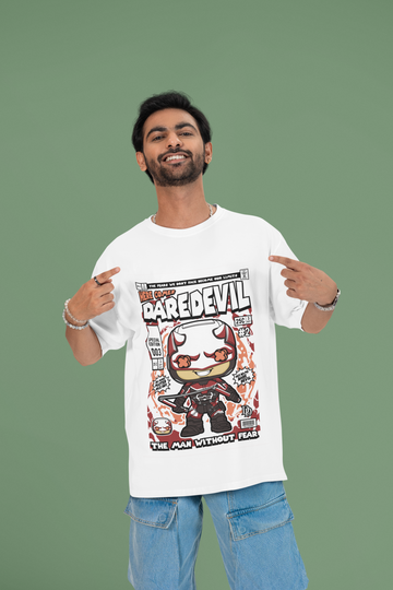 Embrace the Fearless Daredevil Oversized Tee | Mist & Cozy