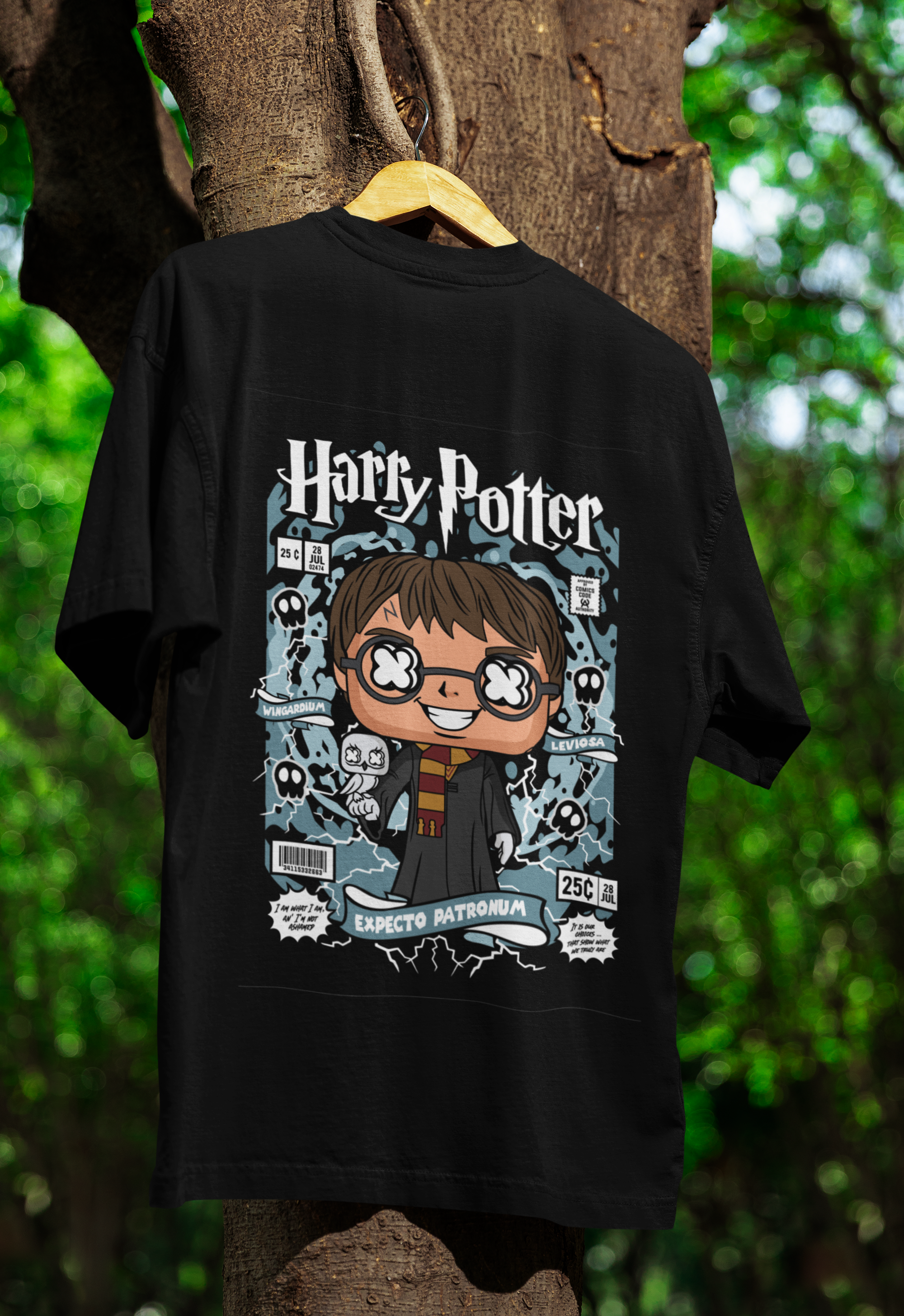 Cast a Spell Harry Potter Oversized Tee | Mist & Cozy
