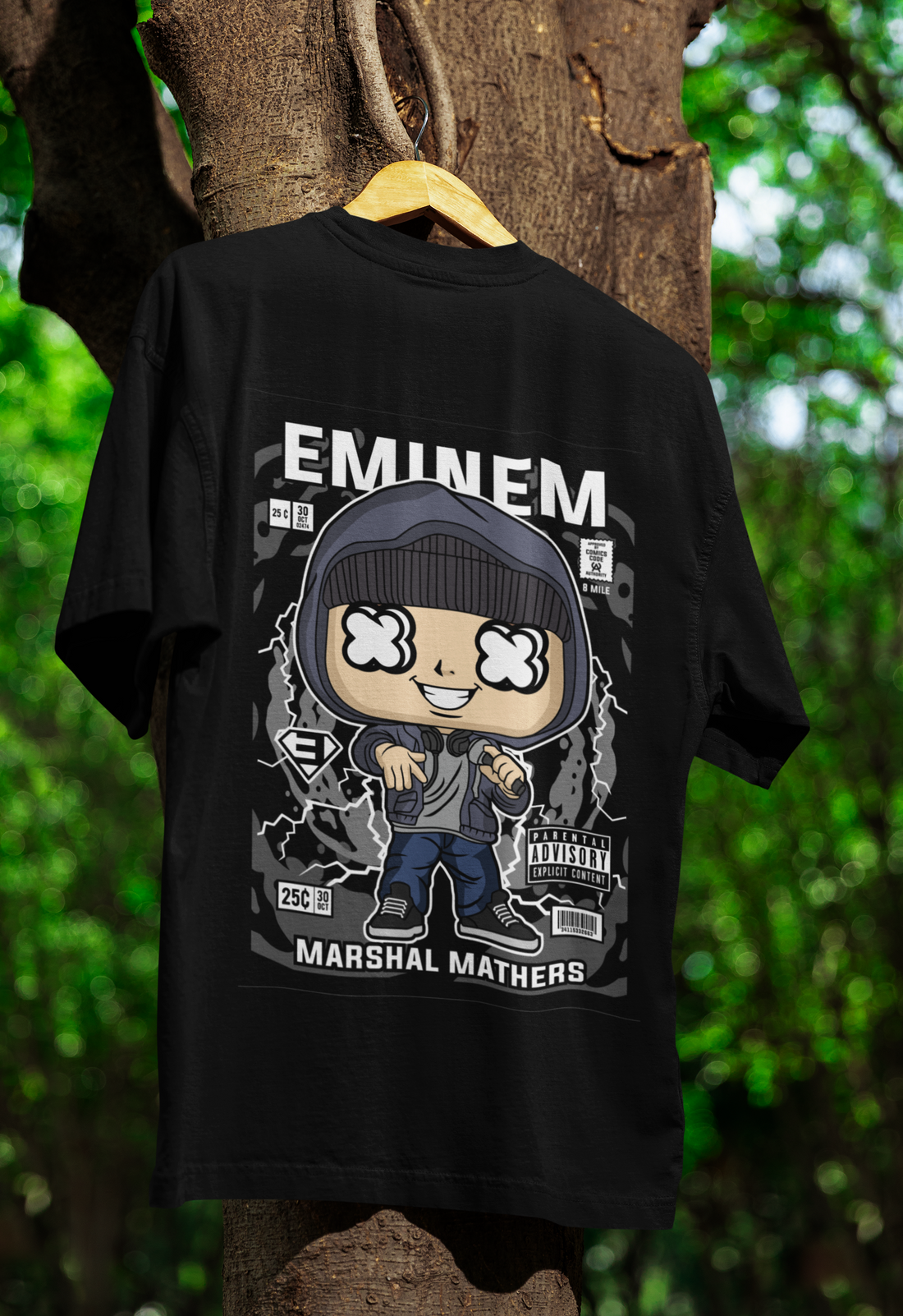Lose Yourself Eminem Oversized Tee | Mist & Cozy