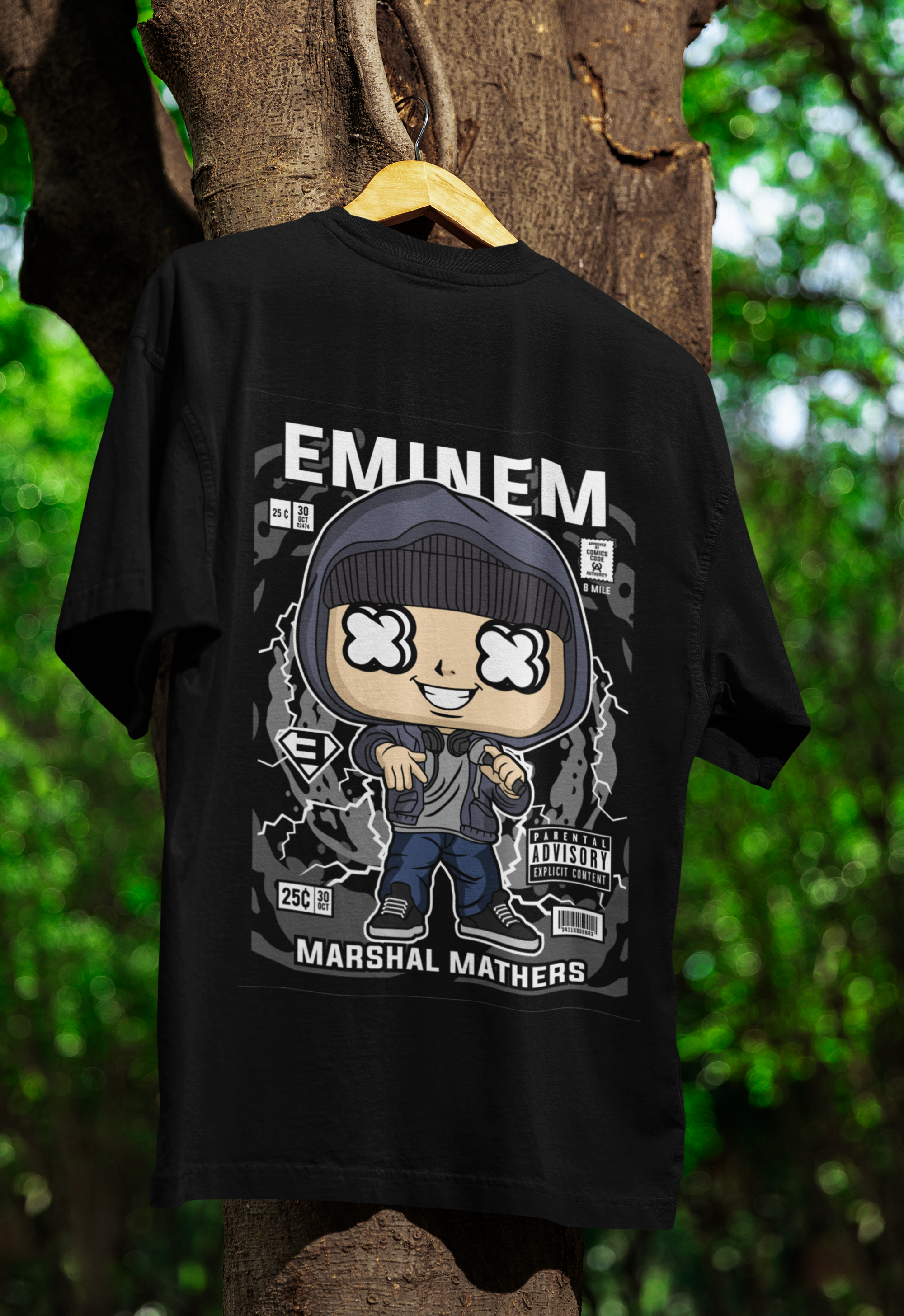 Lose Yourself Eminem Oversized Tee | Mist & Cozy