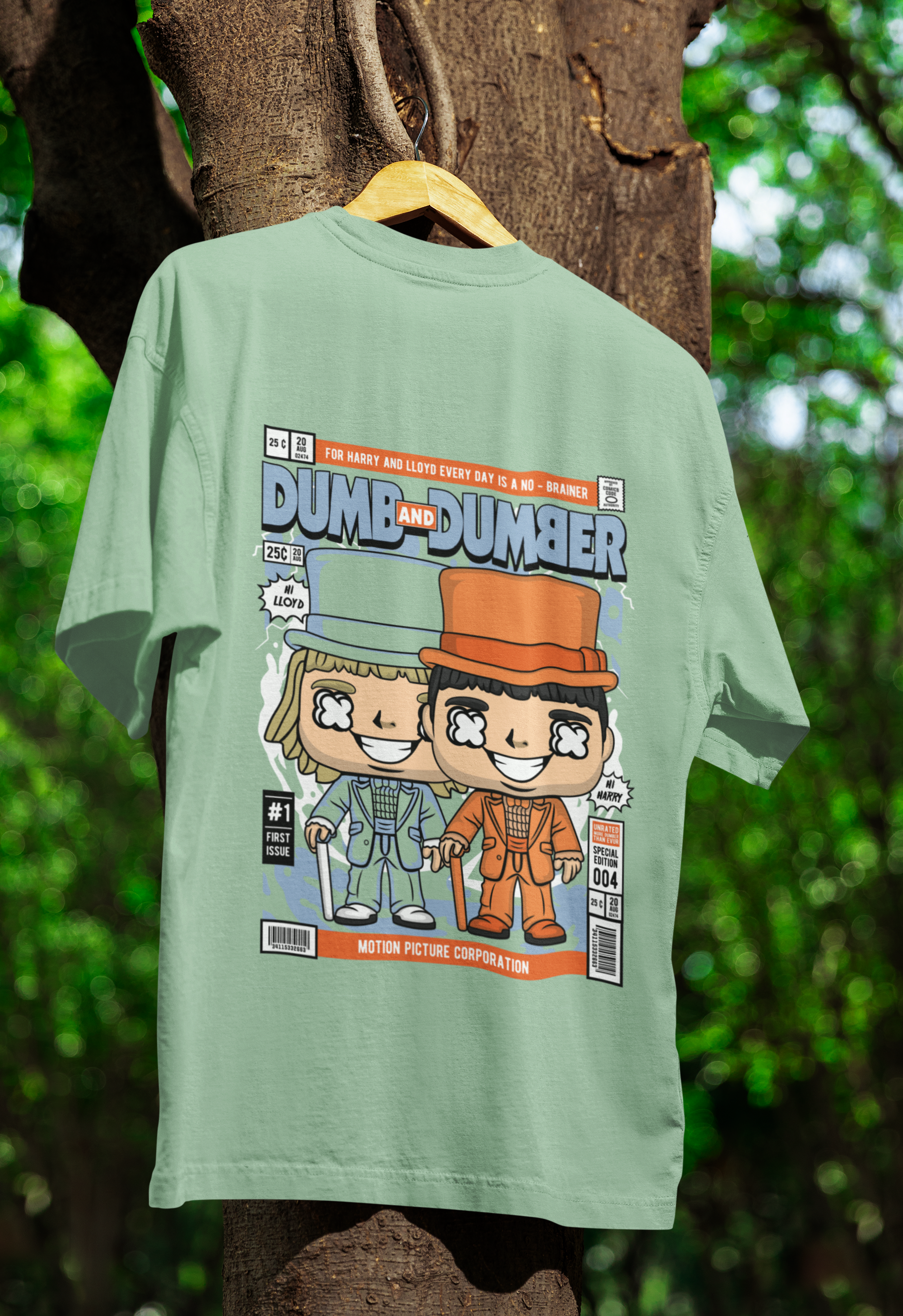 No Brains All Style Dumb and Dumber Tee | Mist & Cozy