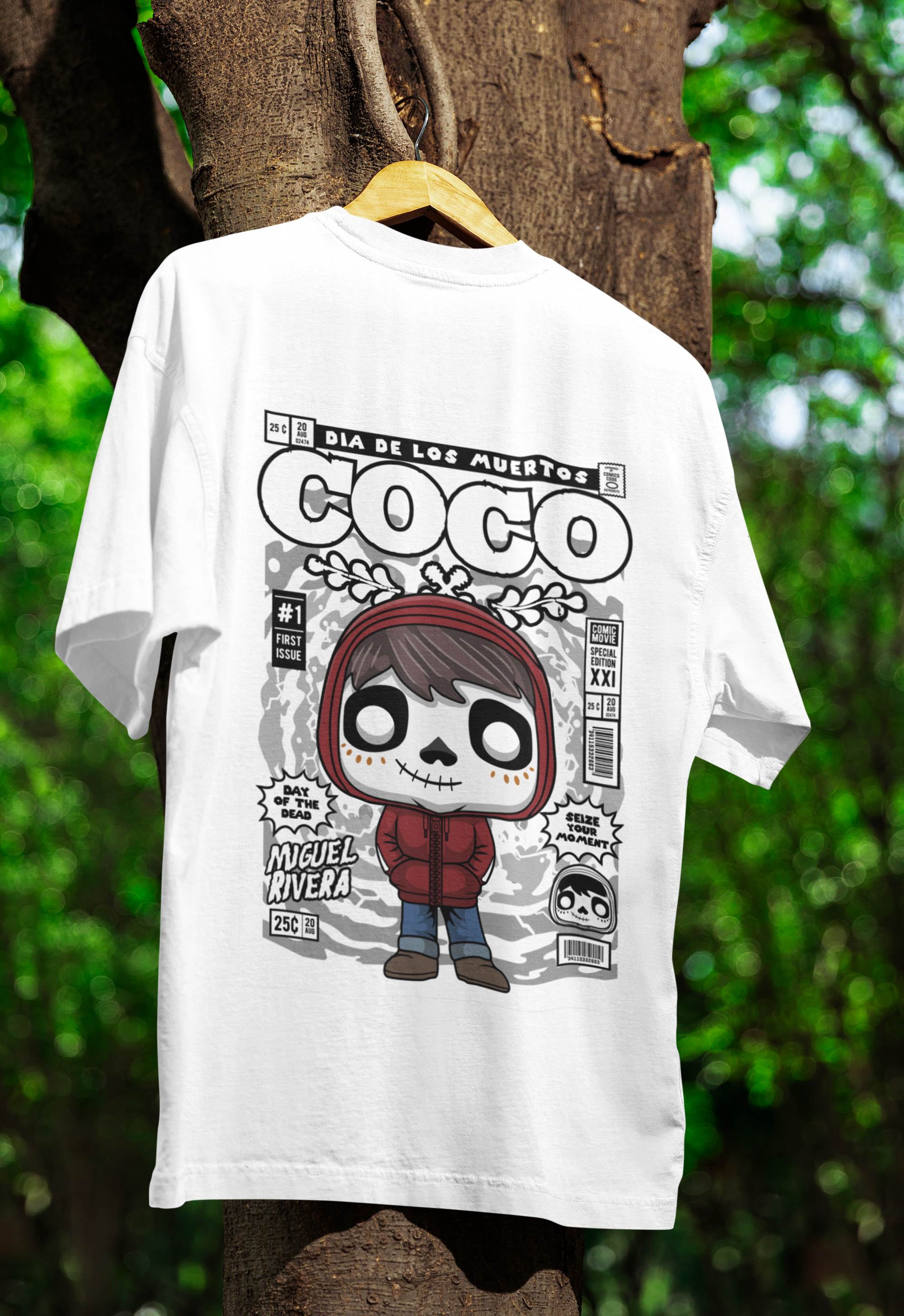 Remember Me Coco Oversized Tee | Mist & Cozy