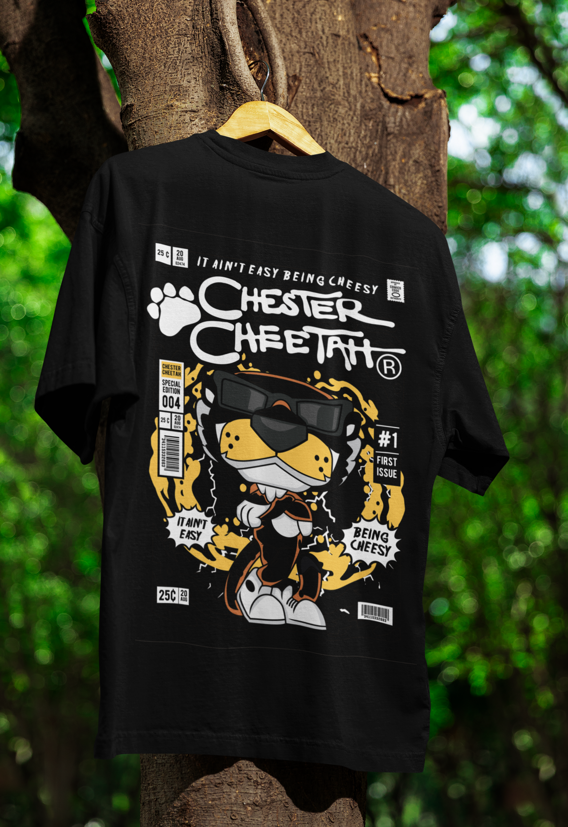 It Ain’t Easy Being Cheesy Chester Cheetah Tee | Mist & Cozy - Mist & Cozy