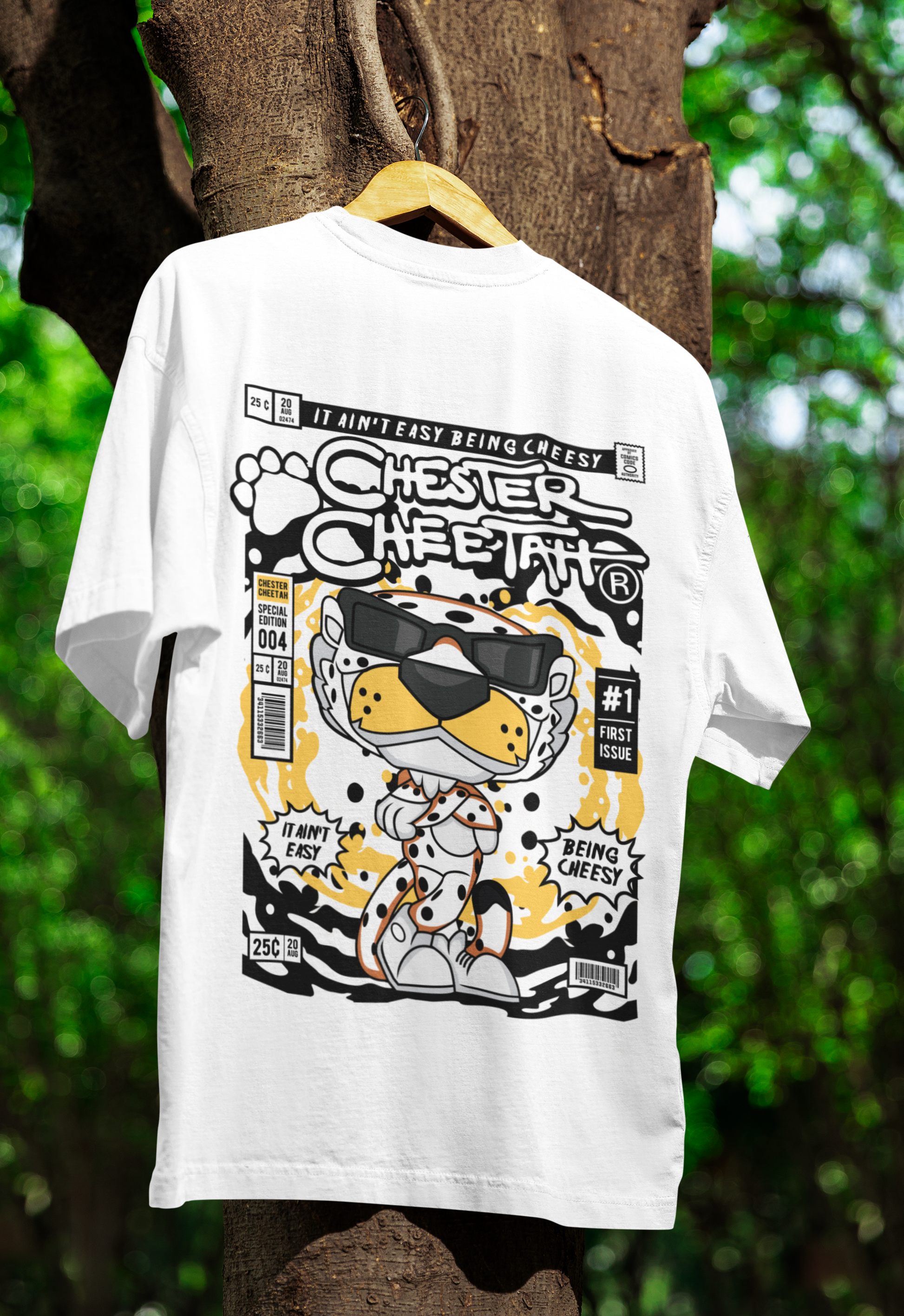 It Ain’t Easy Being Cheesy Chester Cheetah Tee | Mist & Cozy - Mist & Cozy