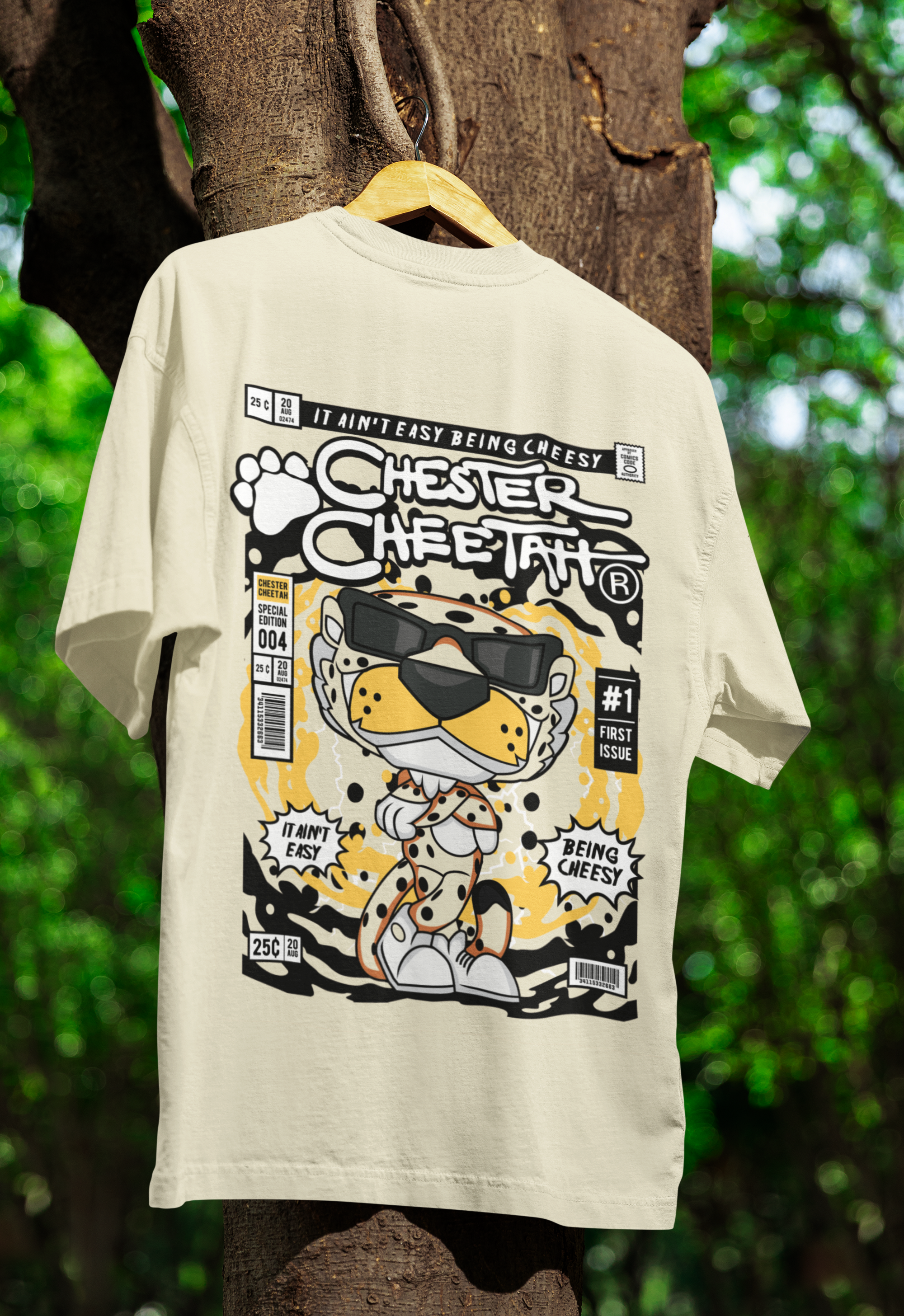 It Ain’t Easy Being Cheesy Chester Cheetah Tee | Mist & Cozy - Mist & Cozy