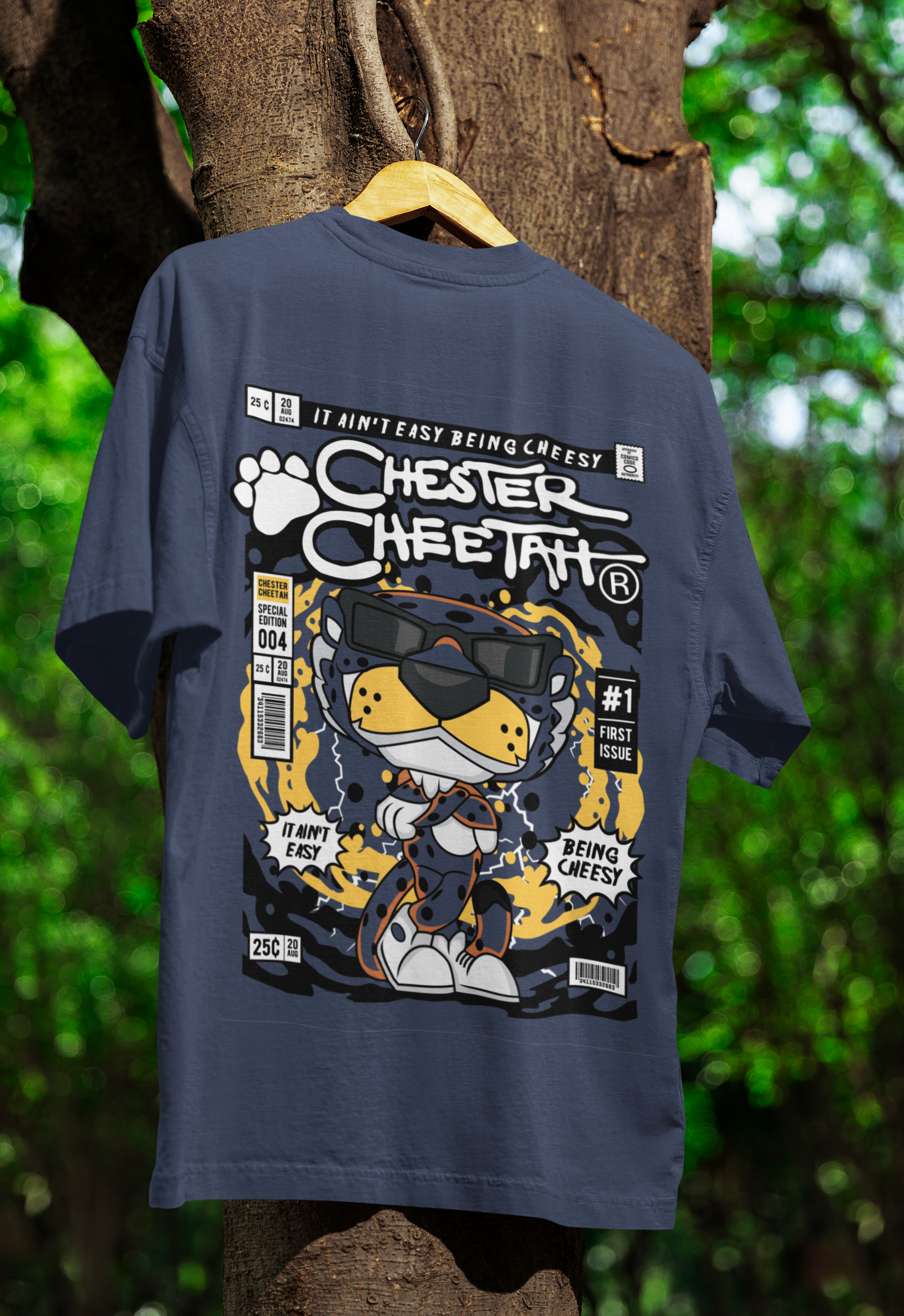 It Ain’t Easy Being Cheesy Chester Cheetah Tee | Mist & Cozy - Mist & Cozy
