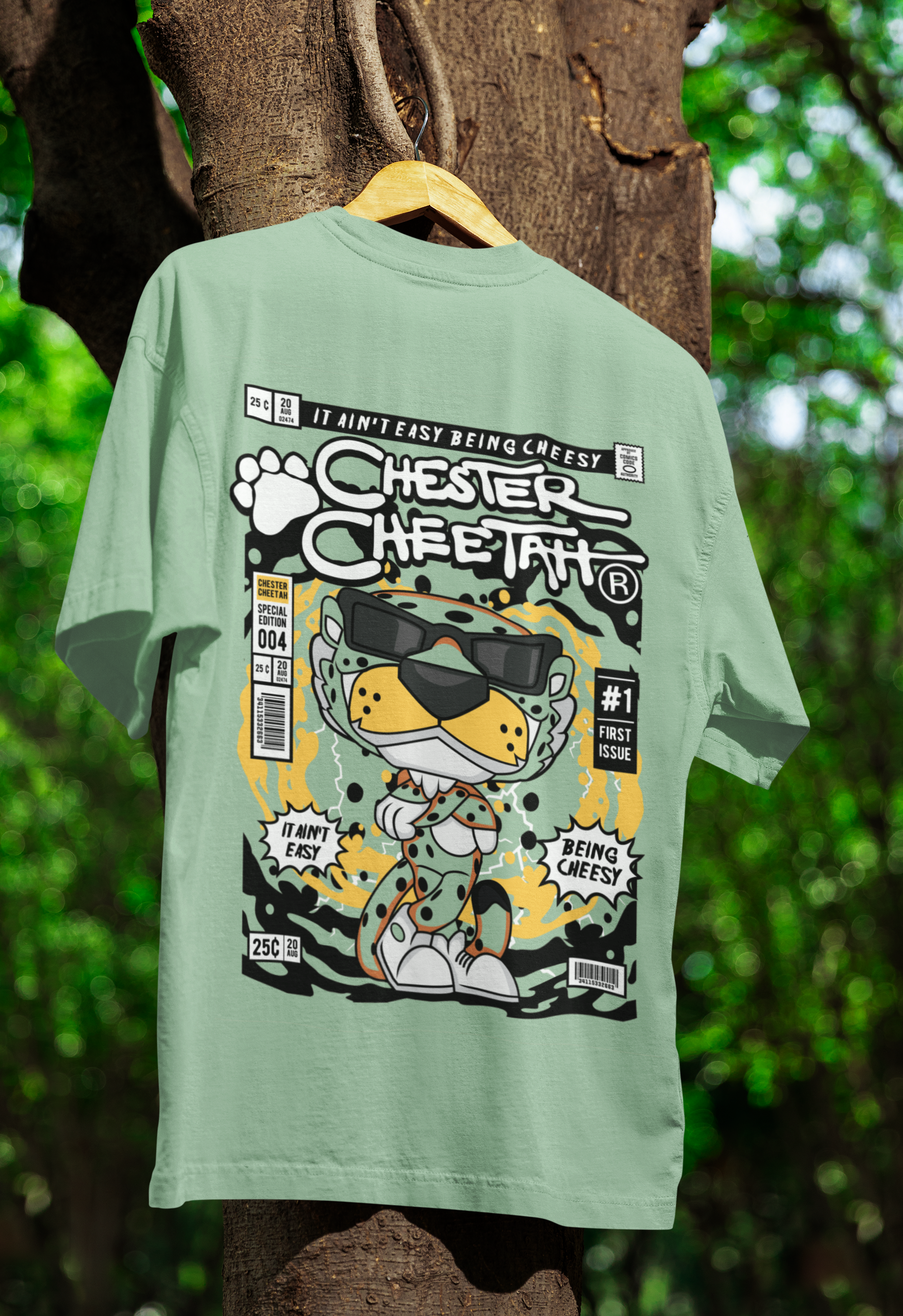 It Ain’t Easy Being Cheesy Chester Cheetah Tee | Mist & Cozy - Mist & Cozy