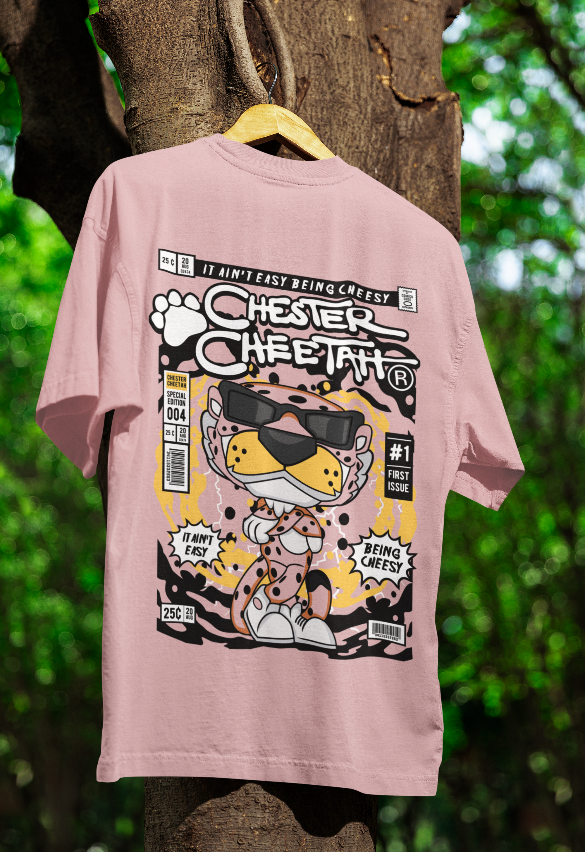 It Ain’t Easy Being Cheesy Chester Cheetah Tee | Mist & Cozy - Mist & Cozy