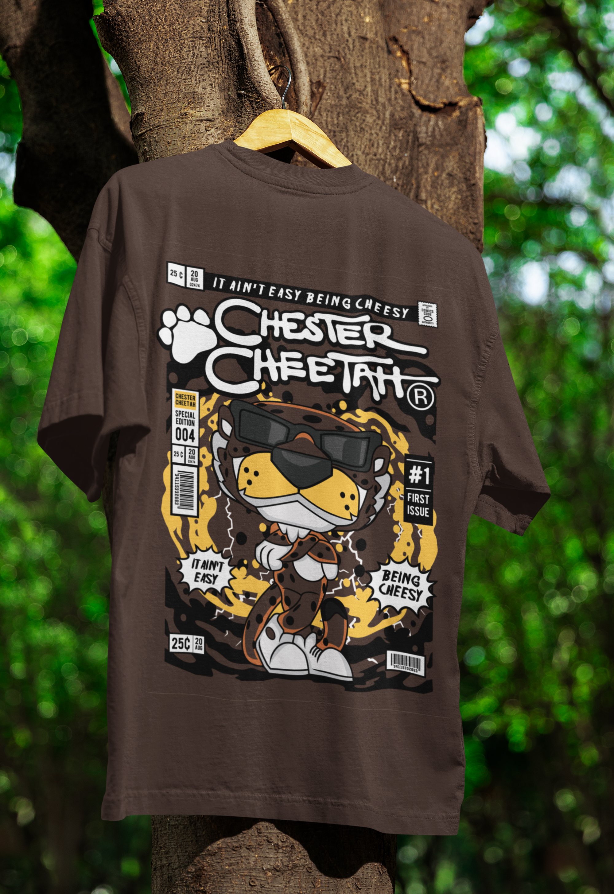 It Ain’t Easy Being Cheesy Chester Cheetah Tee | Mist & Cozy - Mist & Cozy