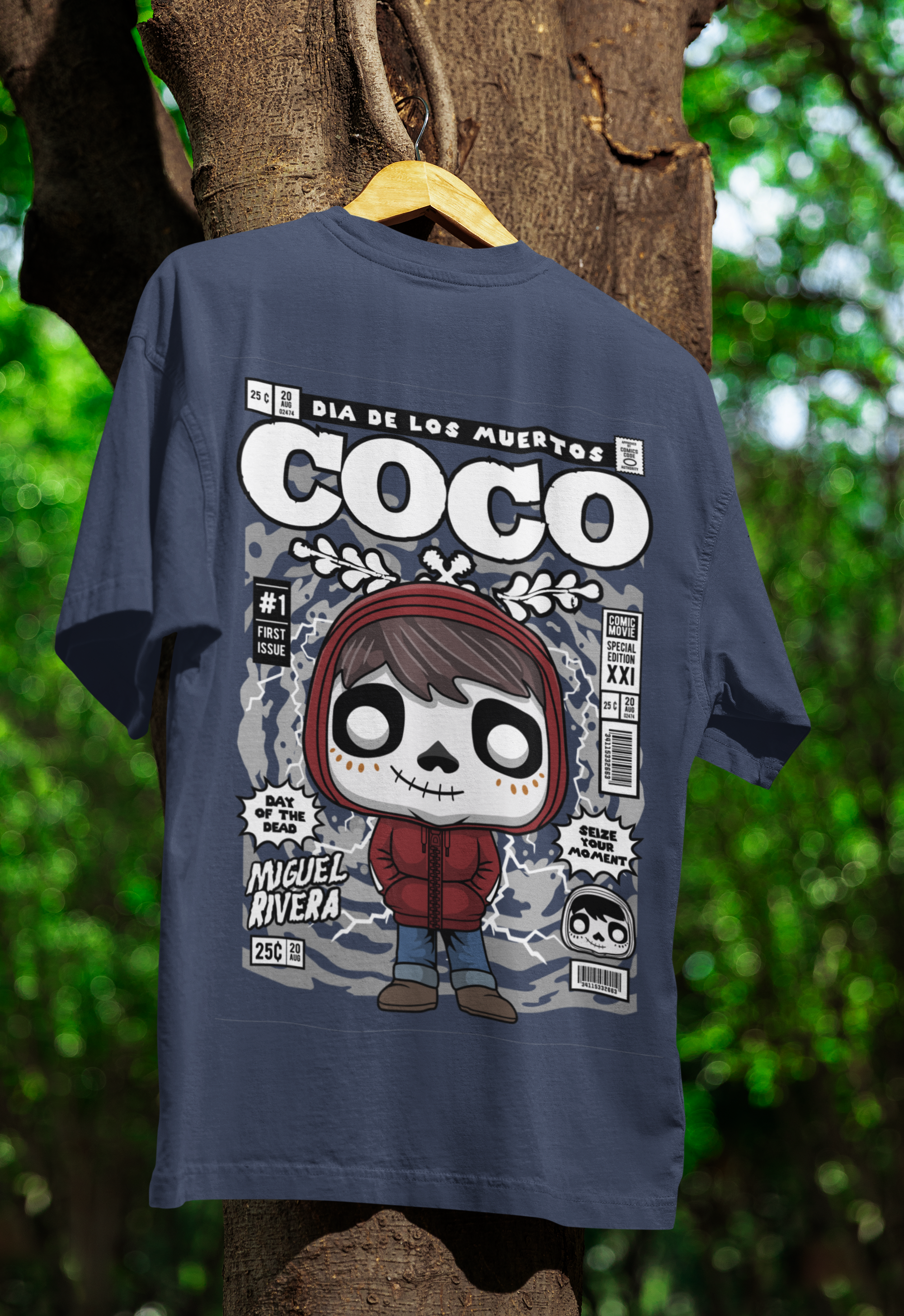 Remember Me Coco Oversized Tee | Mist & Cozy