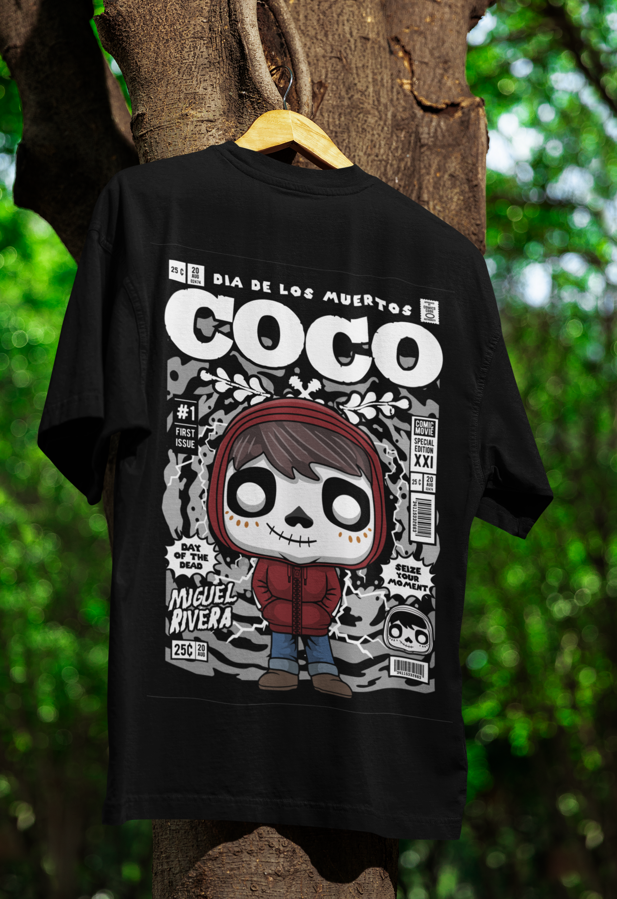 Remember Me Coco Oversized Tee | Mist & Cozy