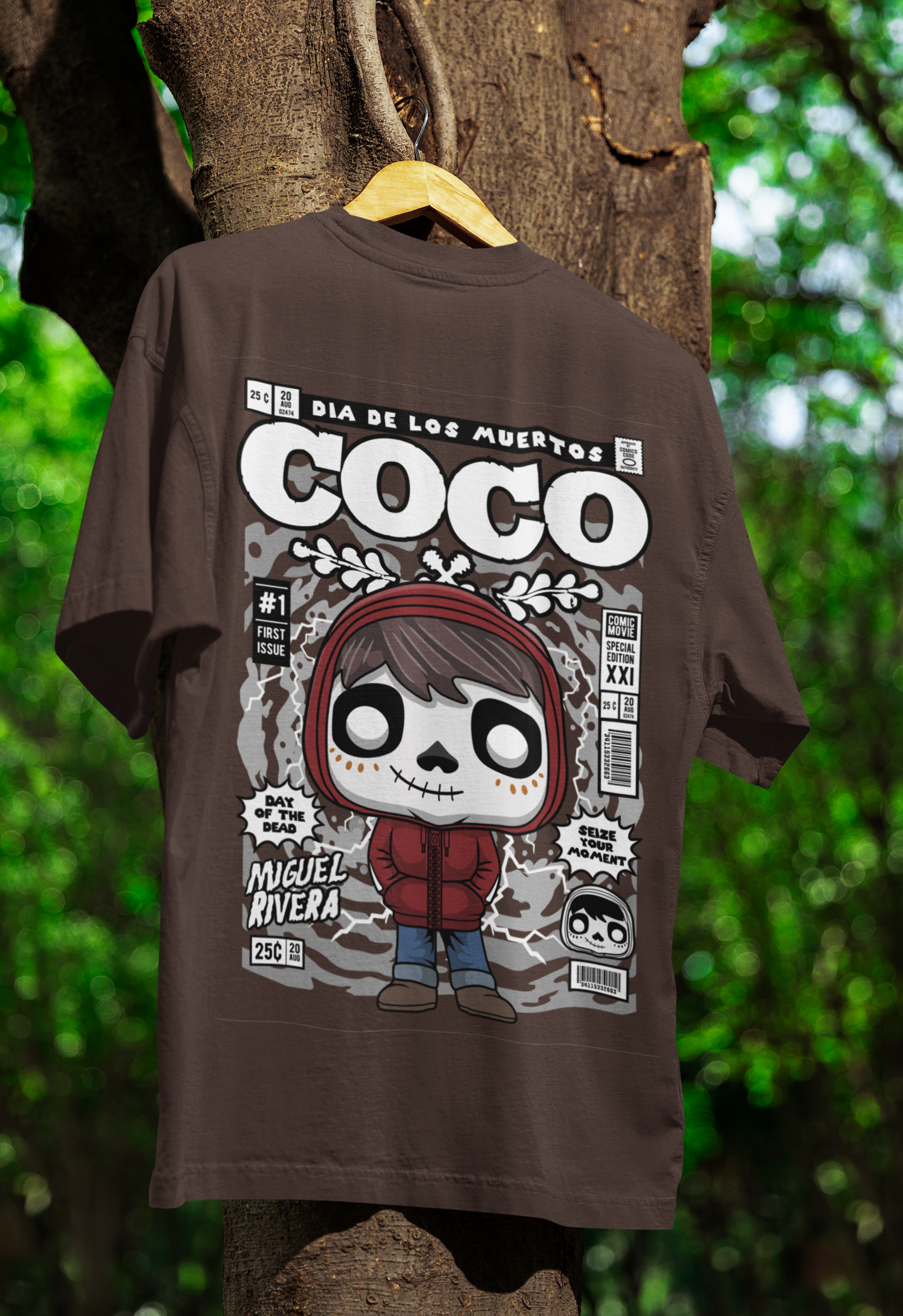 Remember Me Coco Oversized Tee | Mist & Cozy