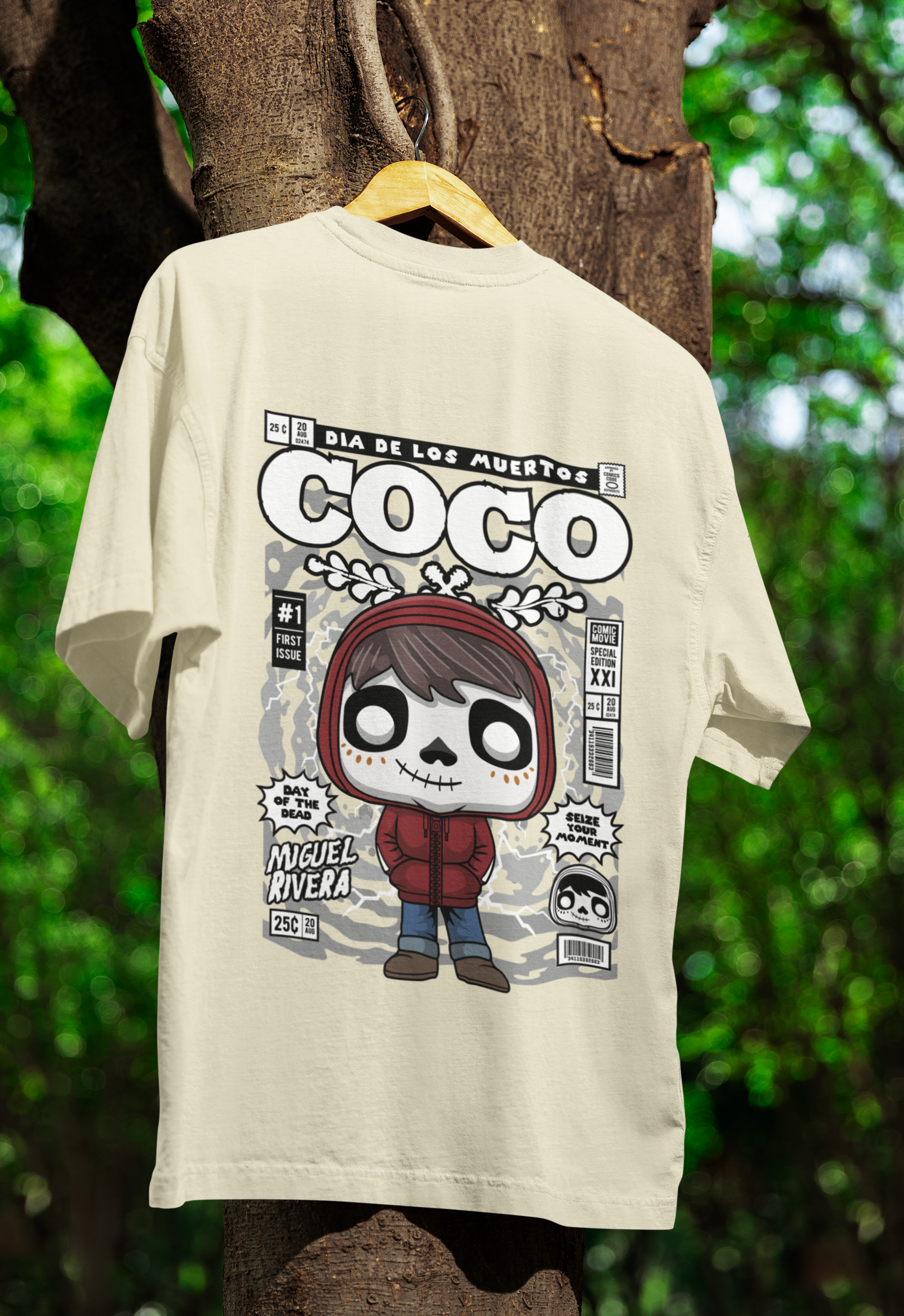 Remember Me Coco Oversized Tee | Mist & Cozy