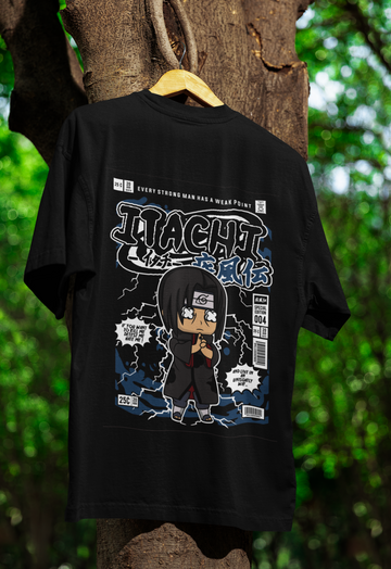 Shadows of the Shinobi Itachi Oversized Tee | Mist & Cozy