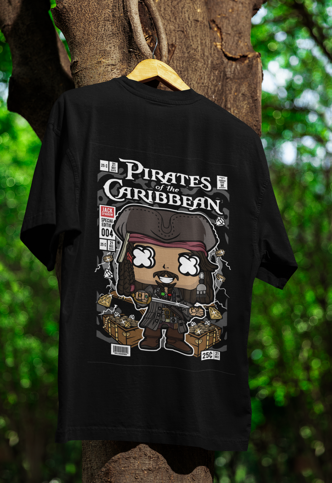 Sail the High Seas Pirates Oversized Tee | Mist & Cozy