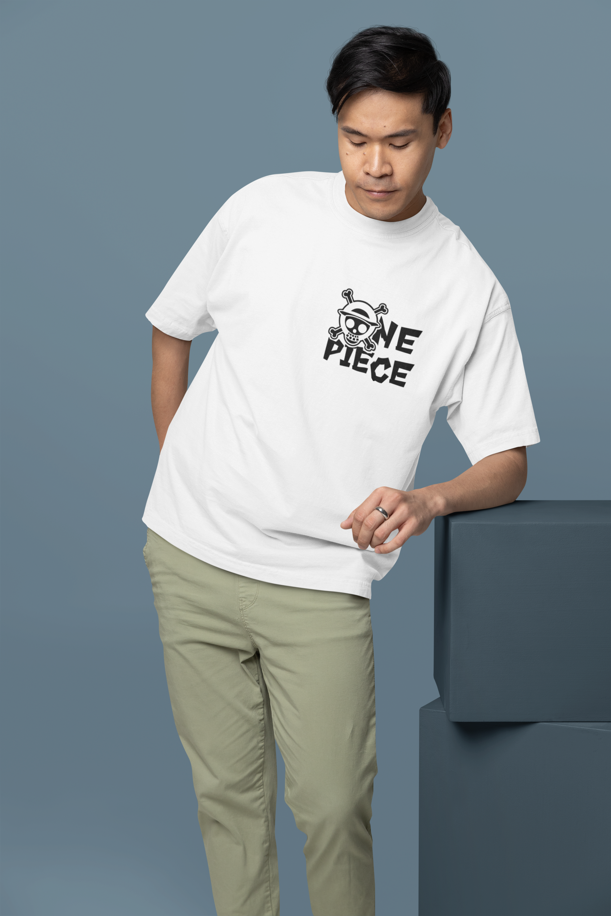 One Piece Freedom Oversized Tee | Mist & Cozy - Mist & Cozy