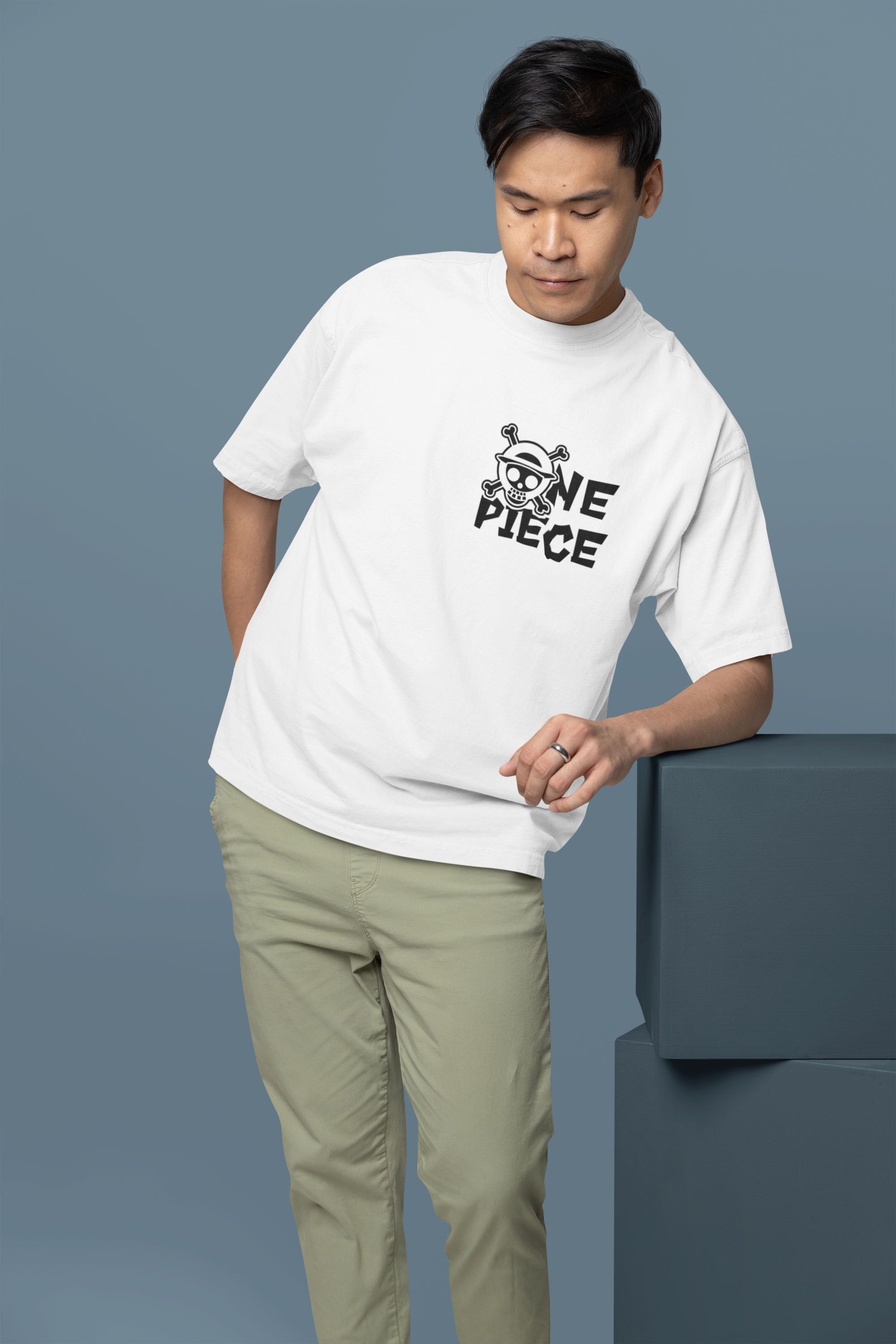 One Piece Freedom Oversized Tee | Mist & Cozy - Mist & Cozy