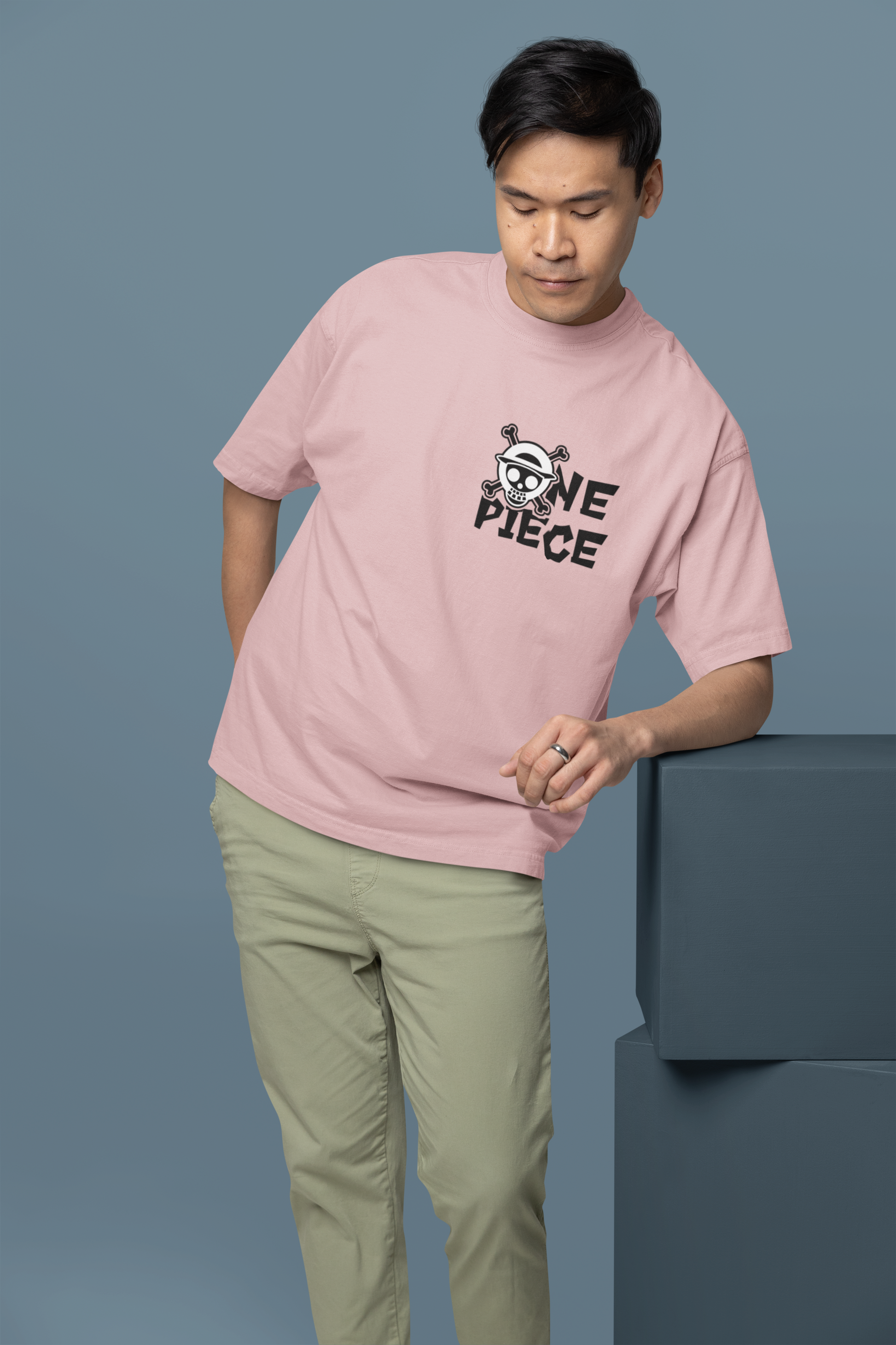 One Piece Freedom Oversized Tee | Mist & Cozy - Mist & Cozy