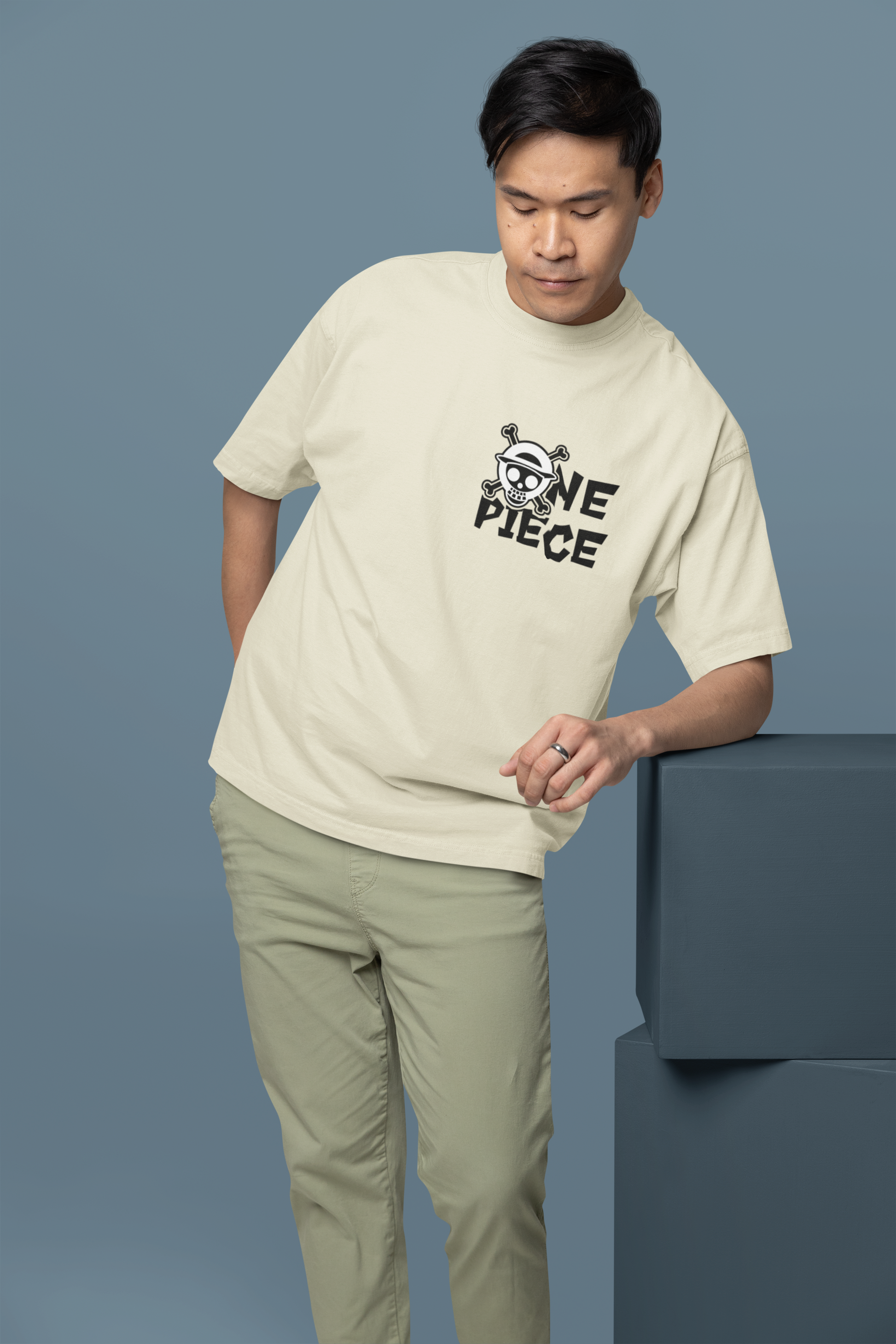 One Piece Freedom Oversized Tee | Mist & Cozy - Mist & Cozy