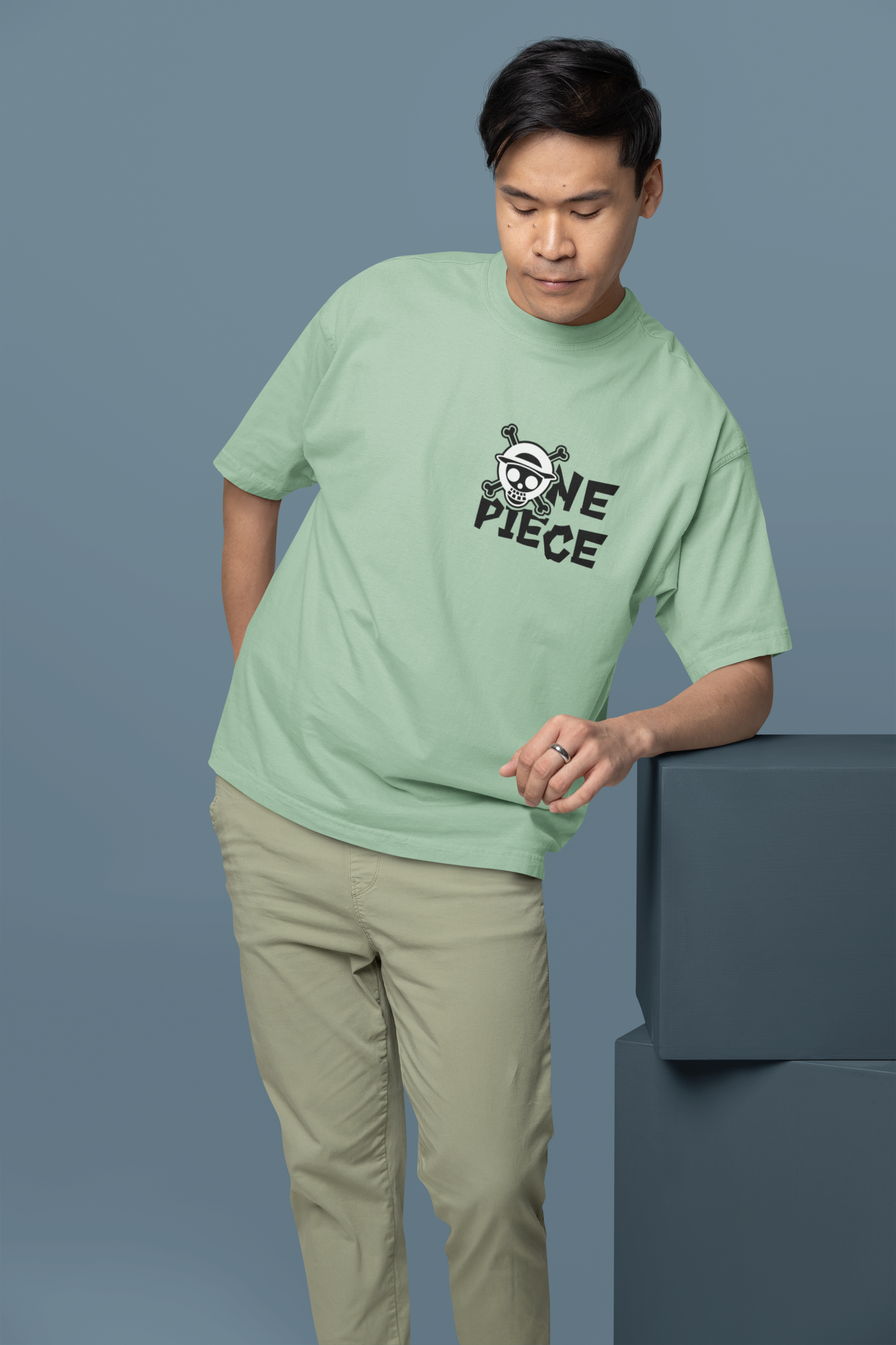 One Piece Freedom Oversized Tee | Mist & Cozy - Mist & Cozy