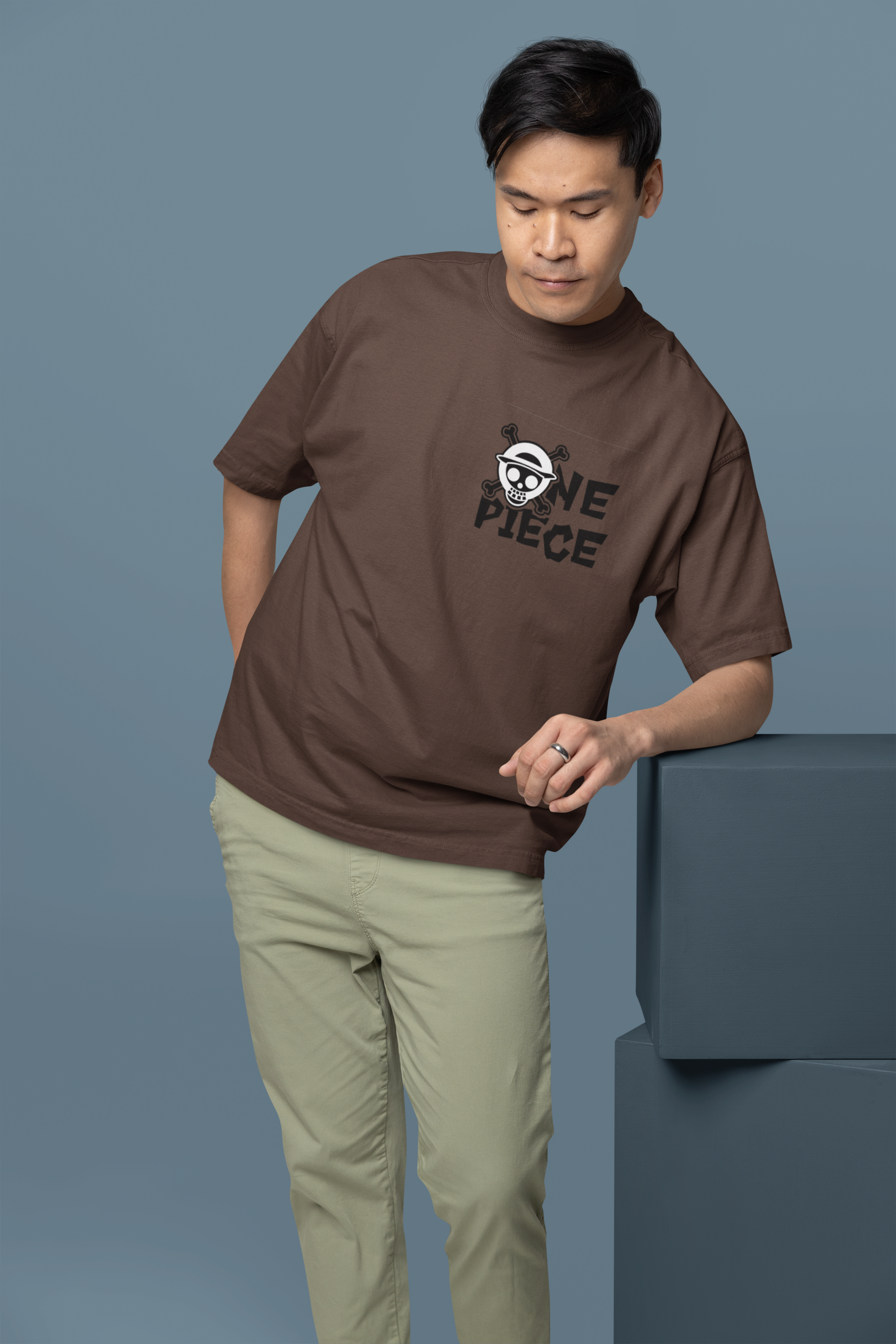 One Piece Freedom Oversized Tee | Mist & Cozy - Mist & Cozy