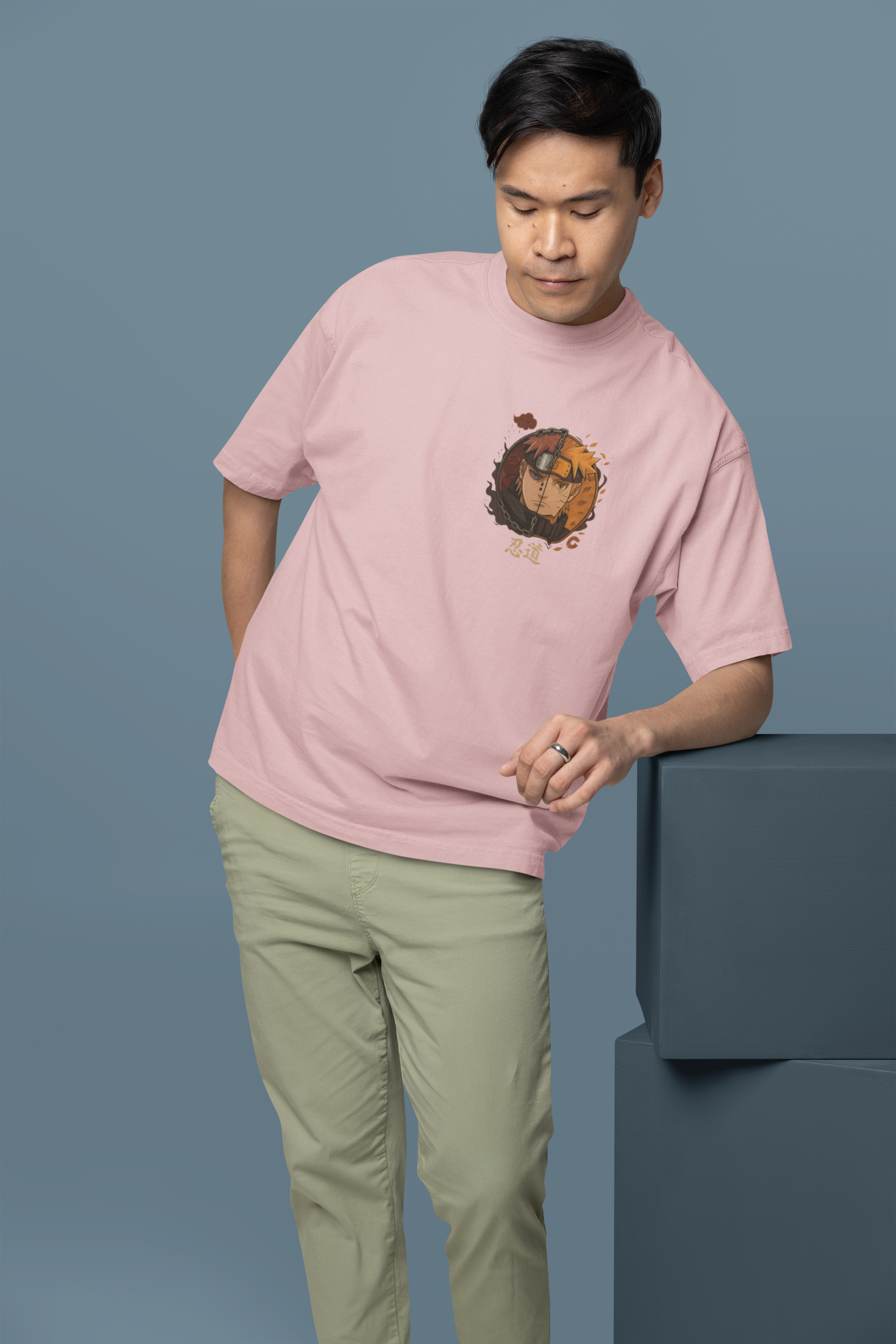 Naruto vs Pain Oversized Tee | Mist & Cozy