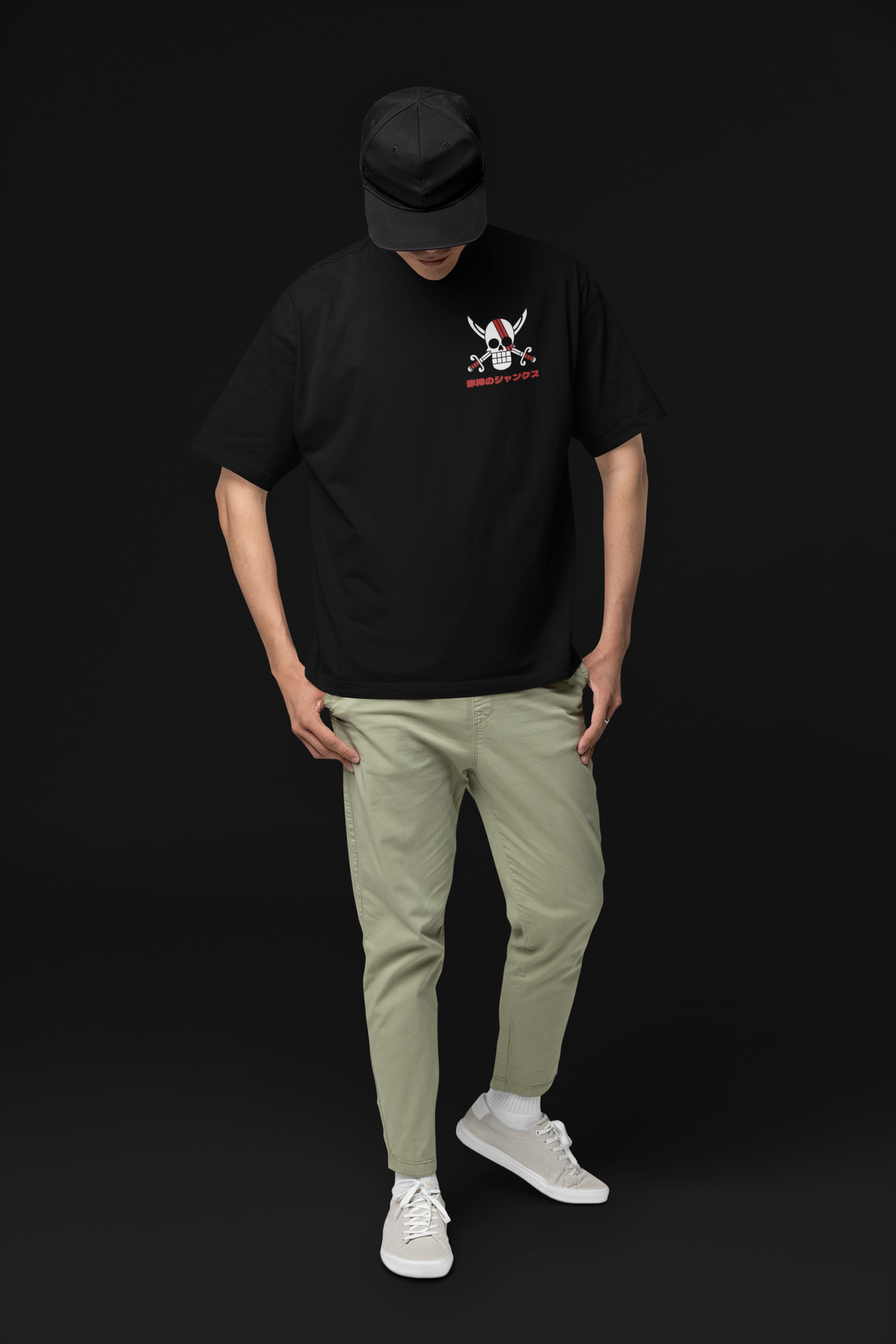 Inherited Will Shanks & Luffy Oversized Tee | Mist & Cozy - Mist & Cozy