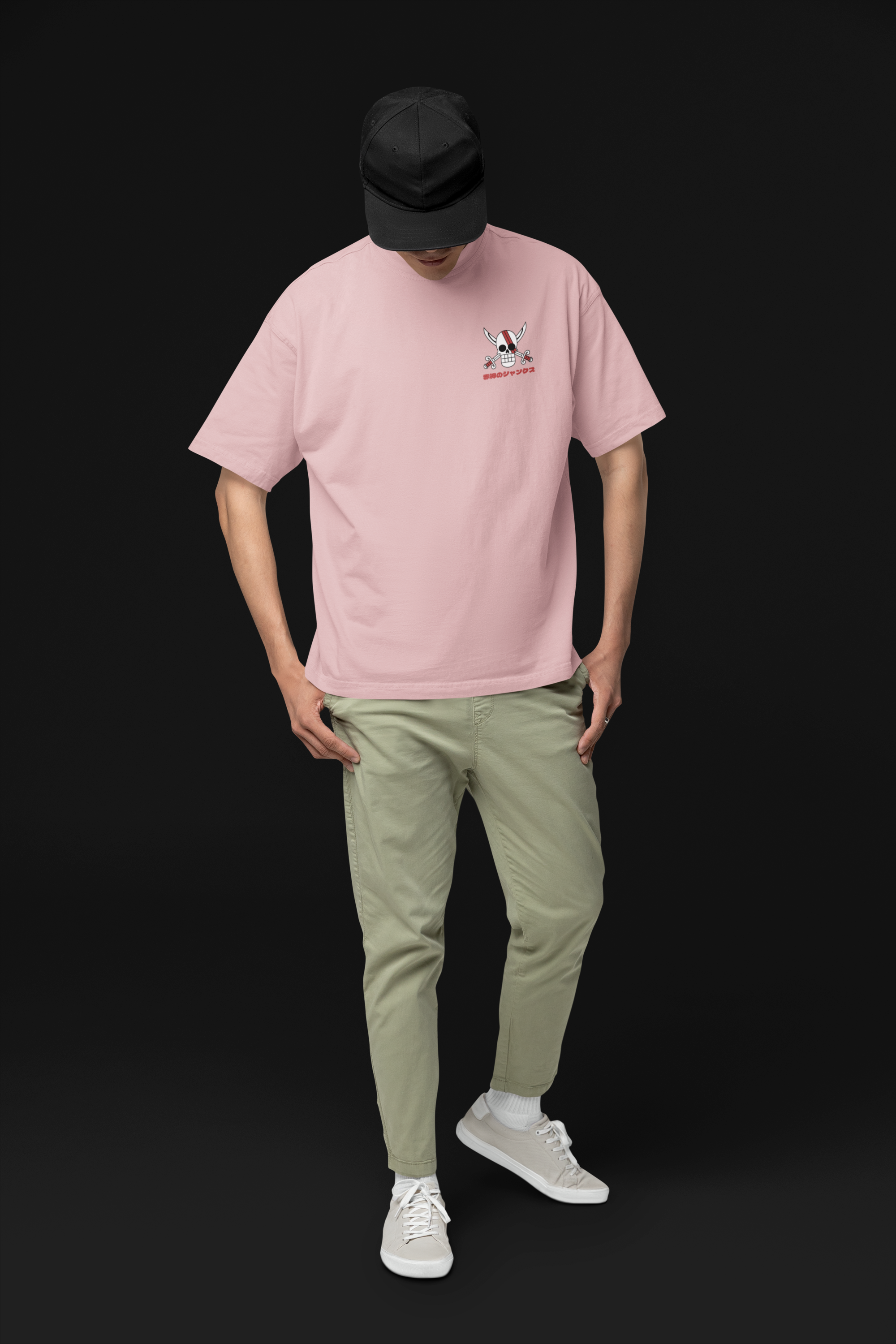 Inherited Will Shanks & Luffy Oversized Tee | Mist & Cozy - Mist & Cozy