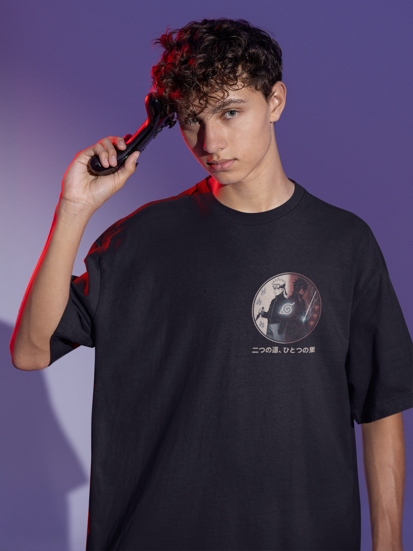 Two Paths One Destiny Naruto & Sasuke Tee | Mist & Cozy