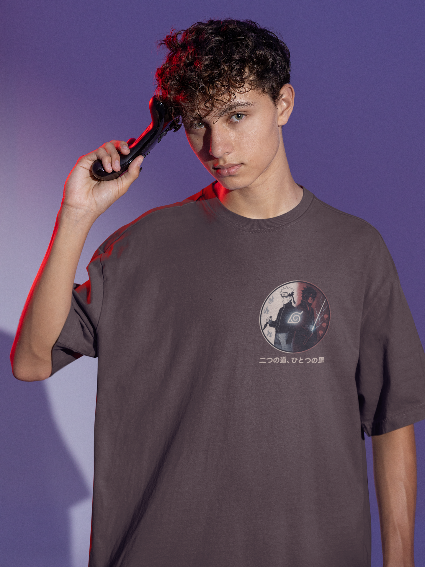 Two Paths One Destiny Naruto & Sasuke Tee | Mist & Cozy