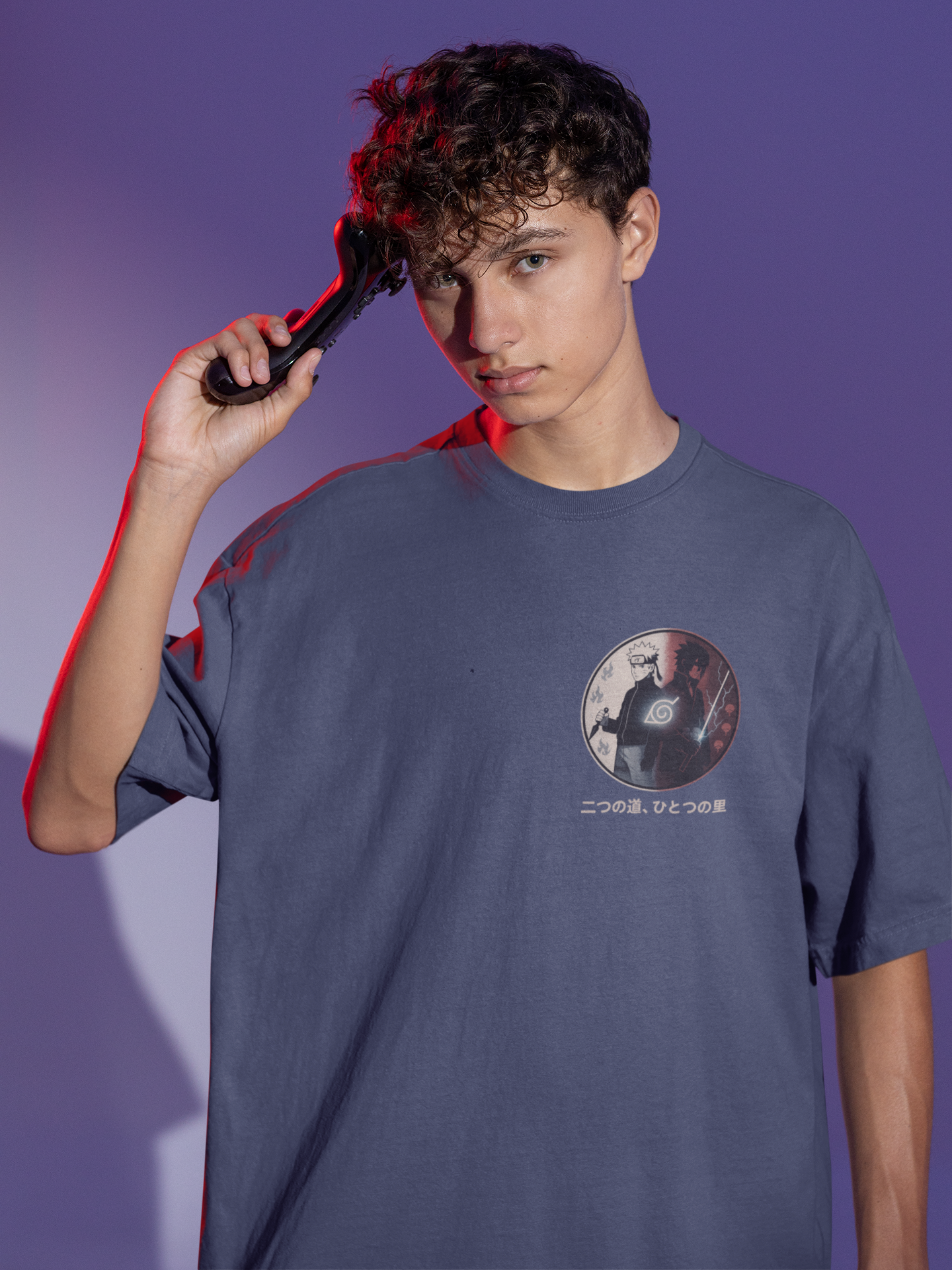 Two Paths One Destiny Naruto & Sasuke Tee | Mist & Cozy