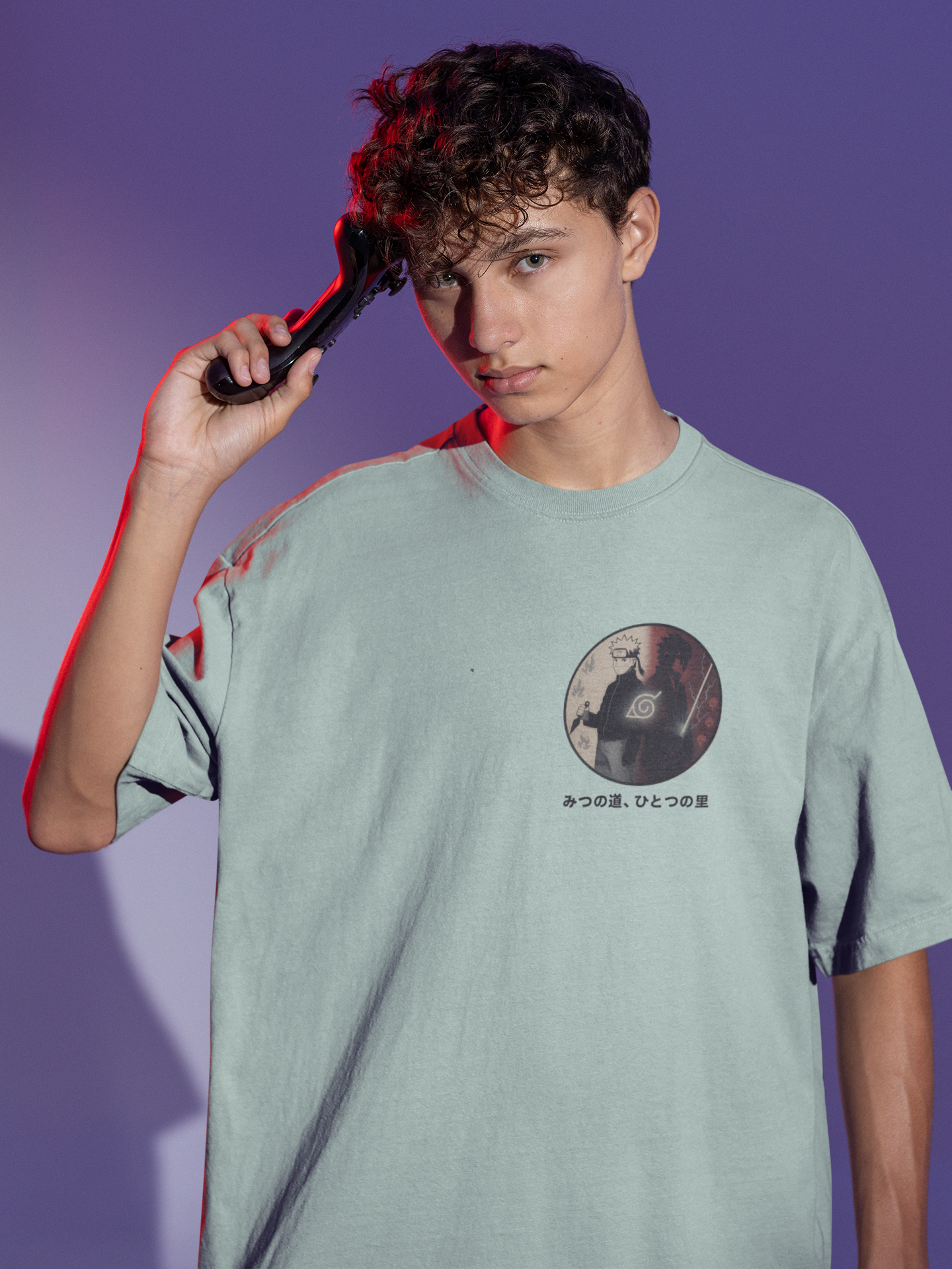 Two Paths One Destiny Naruto & Sasuke Tee | Mist & Cozy
