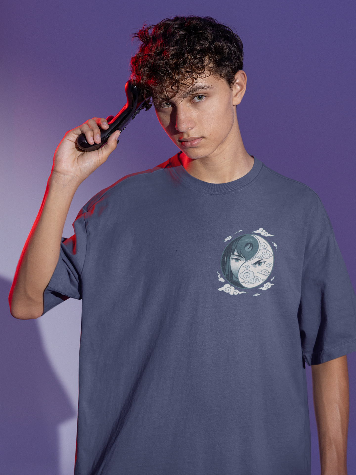 Mist Has a Memory Tokito Oversized Anime Tee | Mist & Cozy