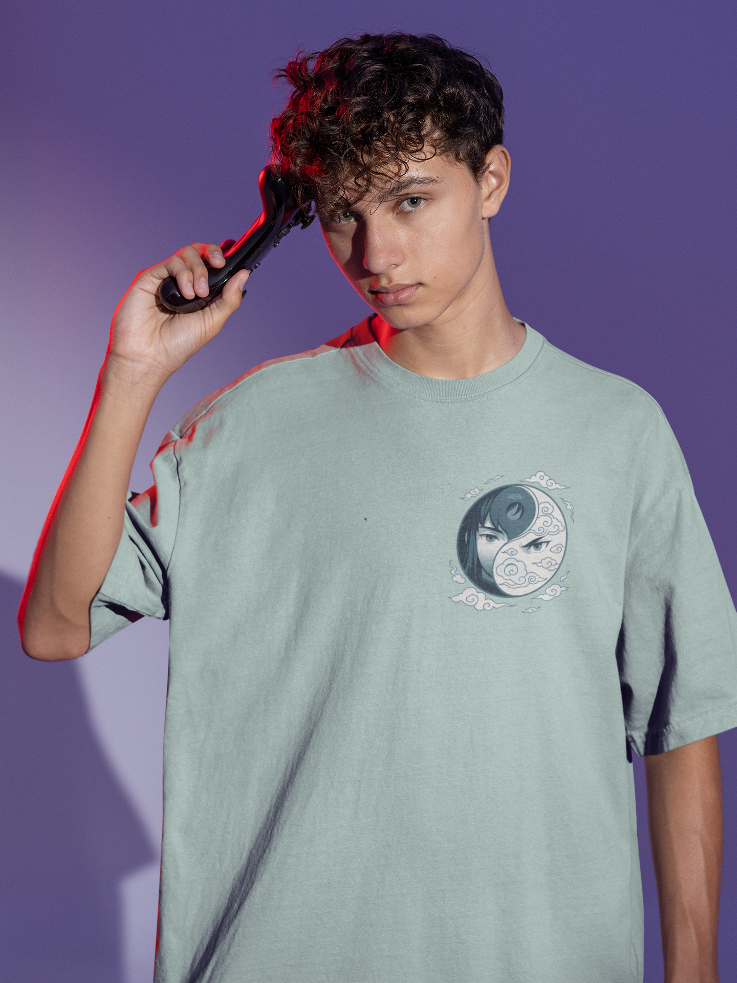 Mist Has a Memory Tokito Oversized Anime Tee | Mist & Cozy