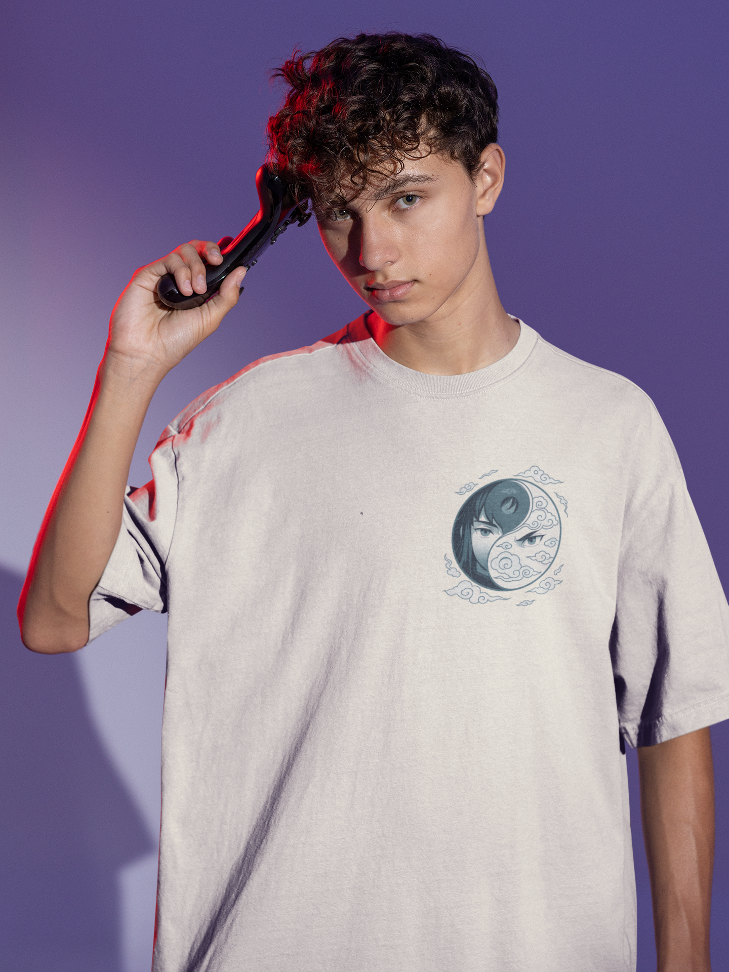 Mist Has a Memory Tokito Oversized Anime Tee | Mist & Cozy