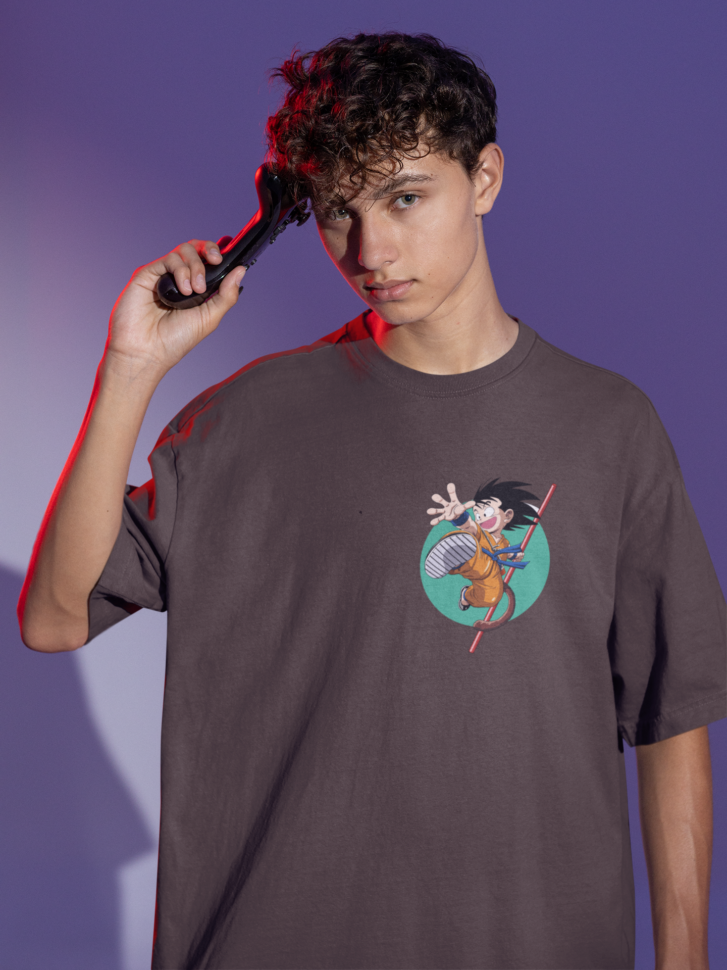 Legend Begins Dragon Ball Origins Oversized Tee | Mist & Cozy