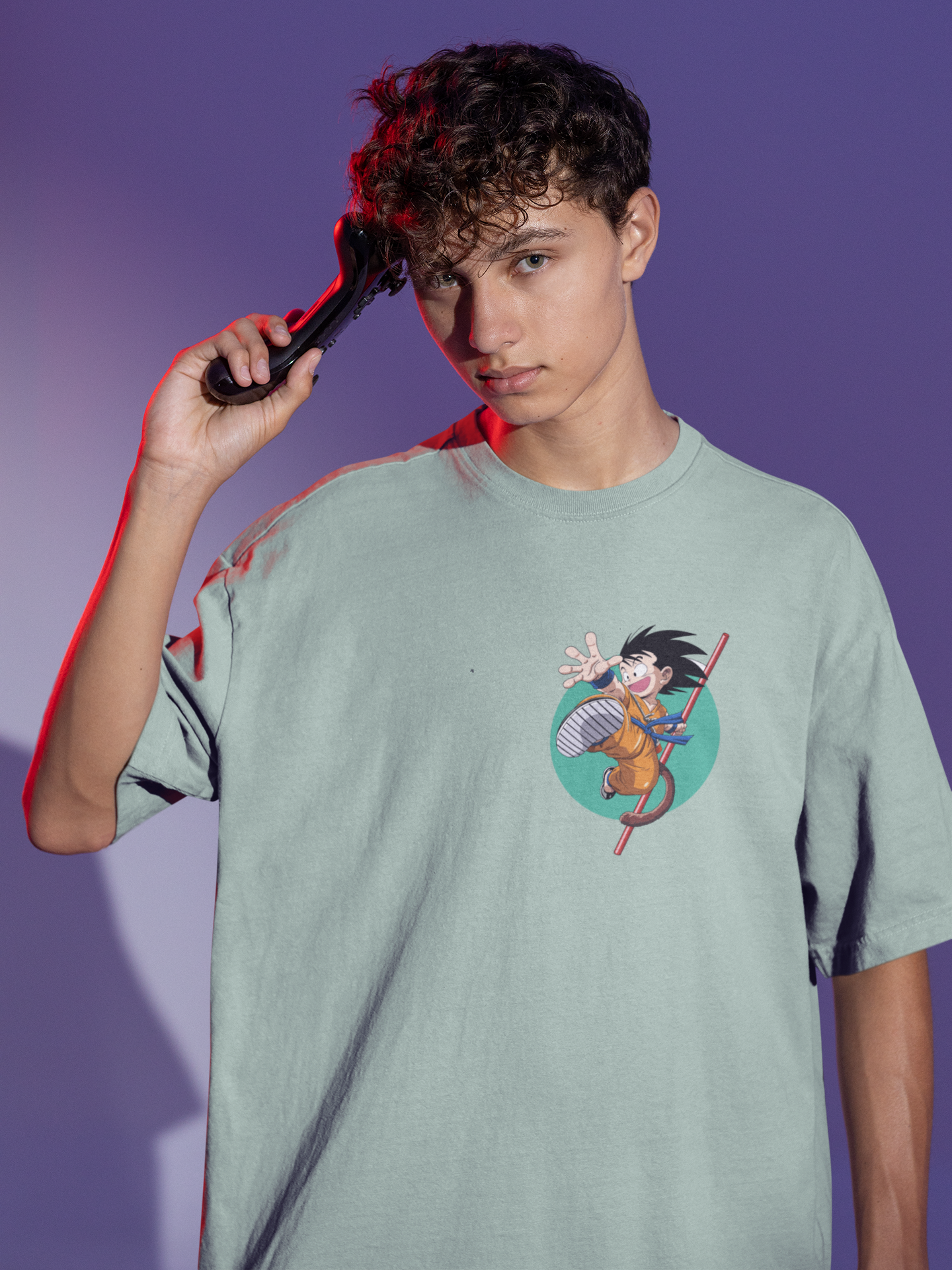 Legend Begins Dragon Ball Origins Oversized Tee | Mist & Cozy