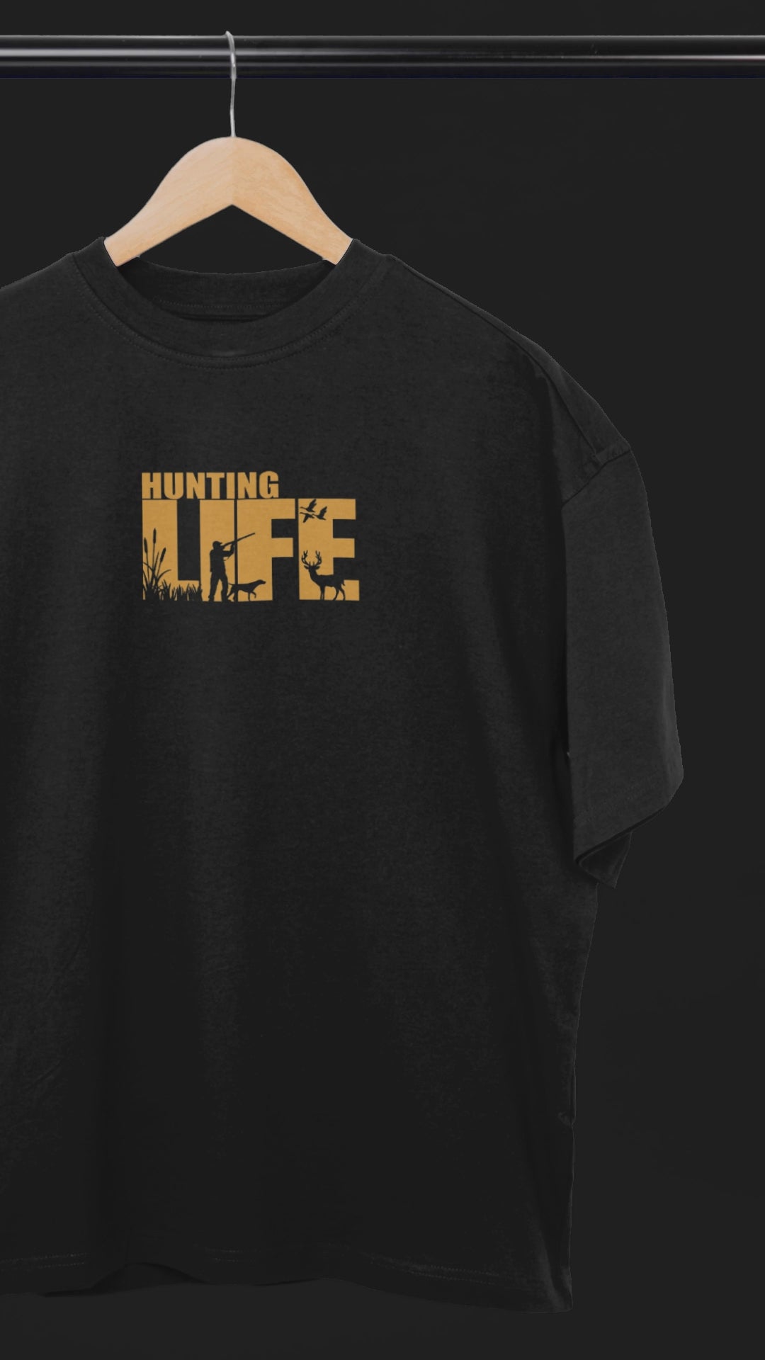 Hunt Mode Animal Warriors Oversized Tee | Mist & Cozy