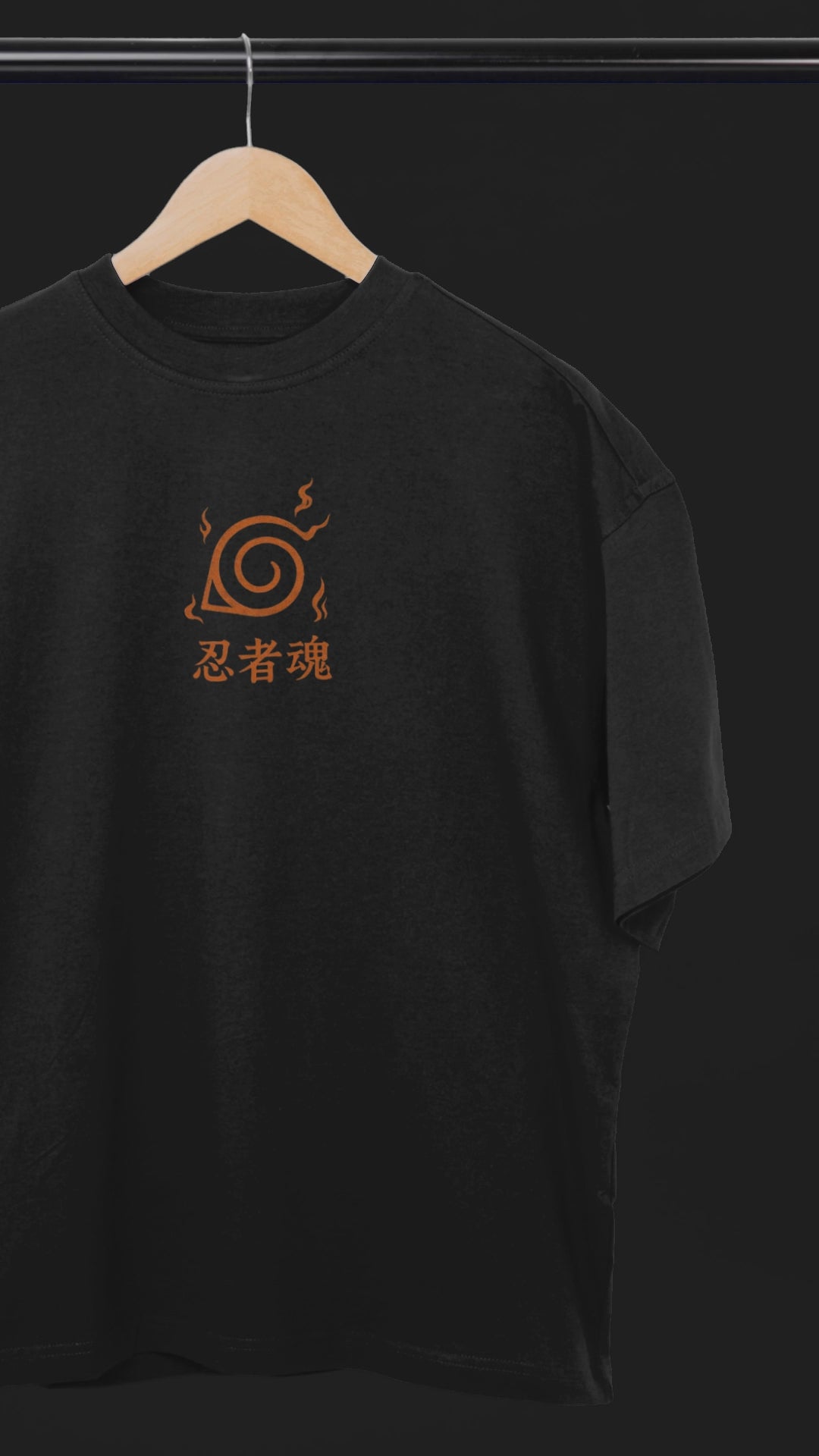 Shinobi Spirit Oversized Tee | Mist & Cozy