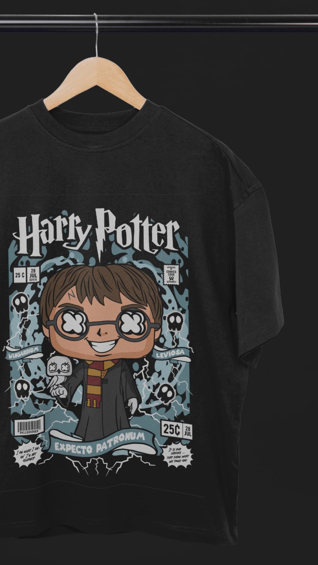 Cast a Spell Harry Potter Oversized Tee | Mist & Cozy