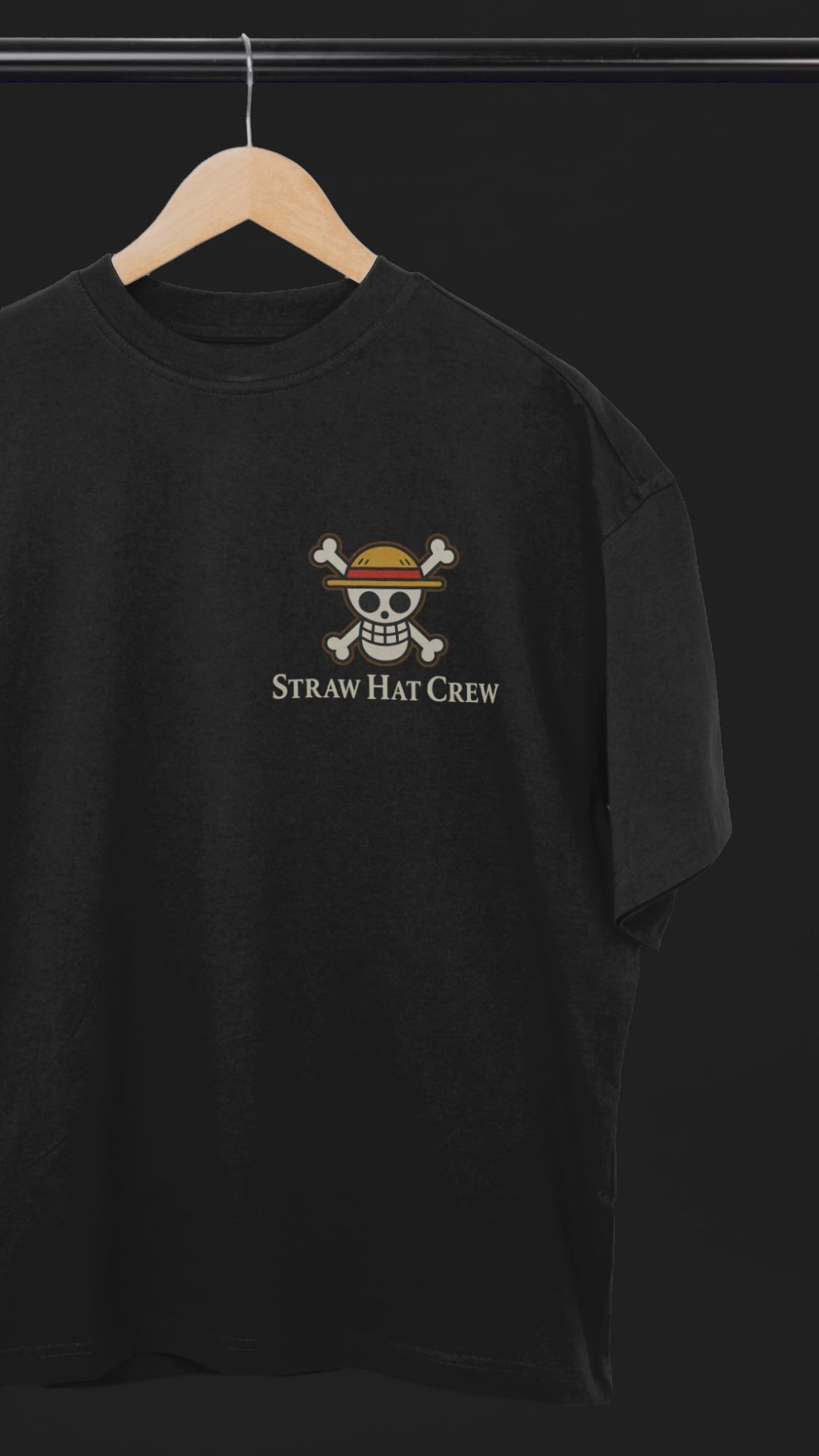 Straw Hat Legacy Oversized Tee | Mist & Cozy